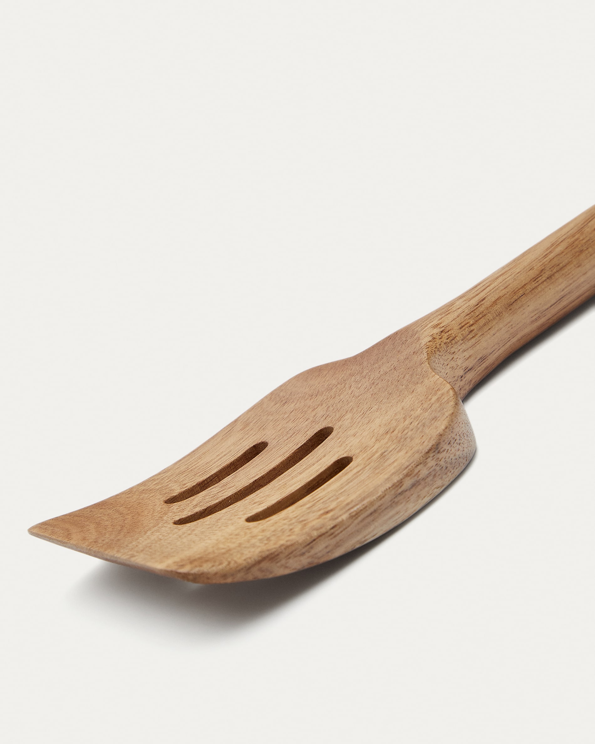 Sataya holed spatula made from FSC 100% acacia wood