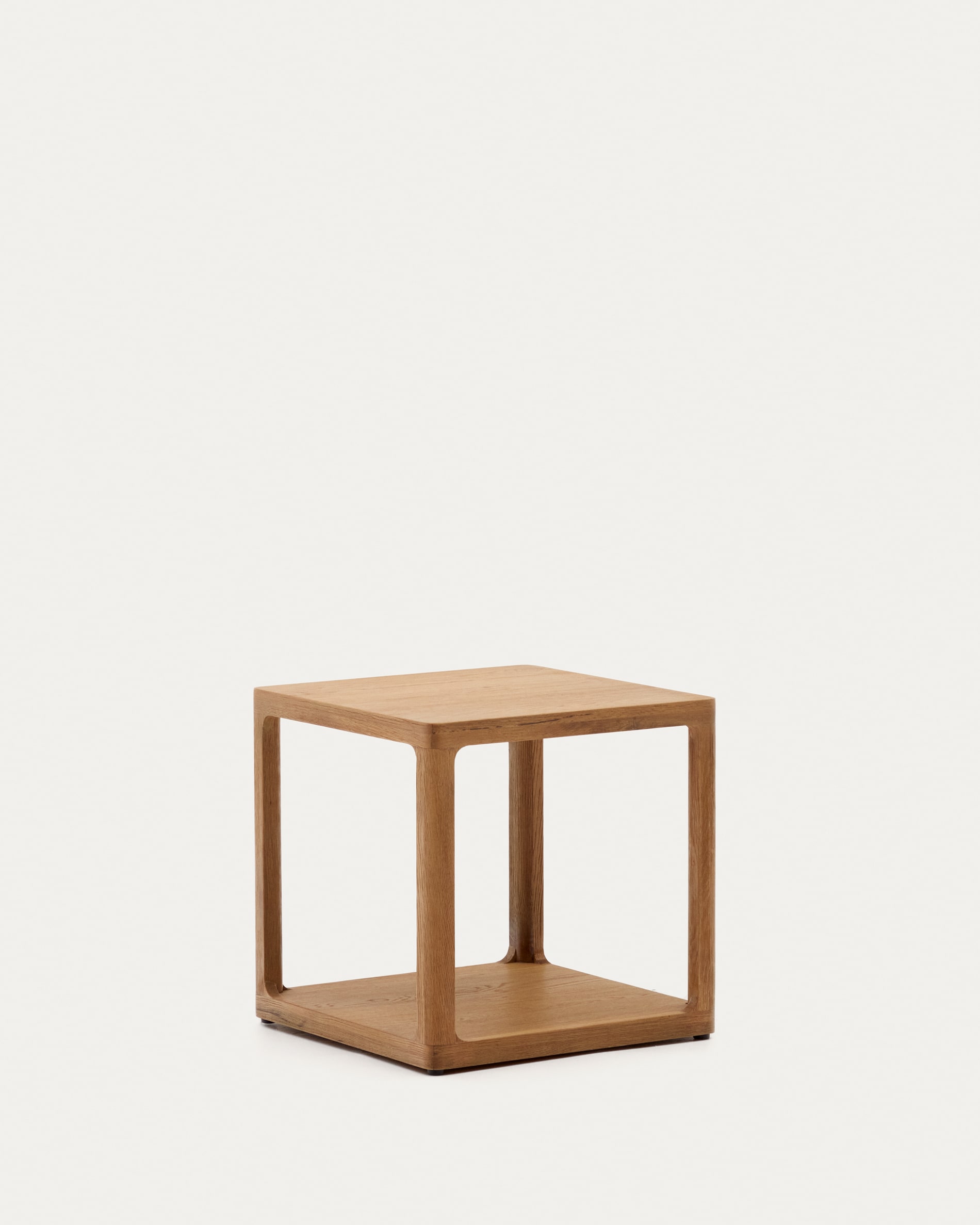 Maymai oak wood side table 50 x 50 cm