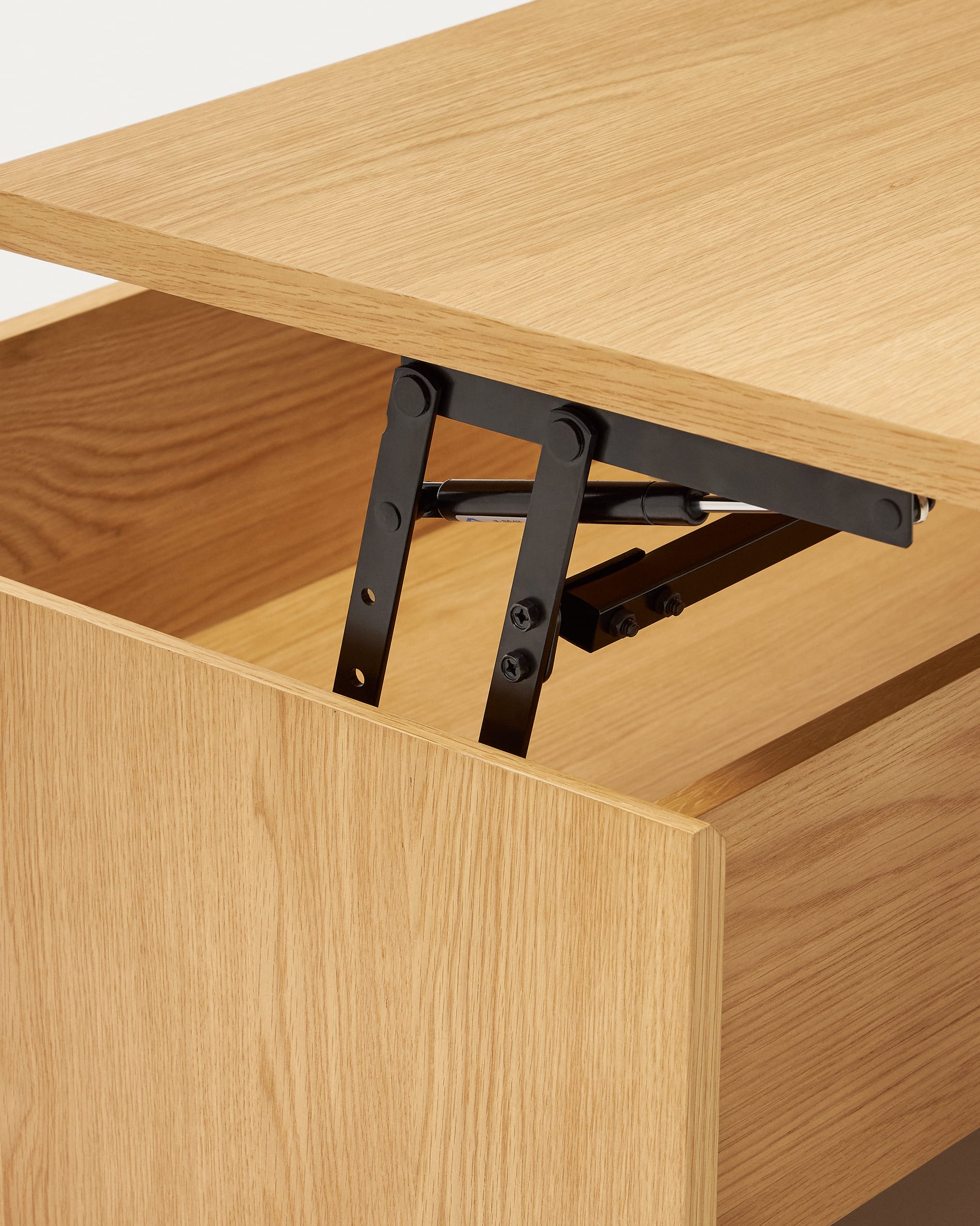 Abilen oak wood lift-up coffee table 110 x 60 cm FSC 100%