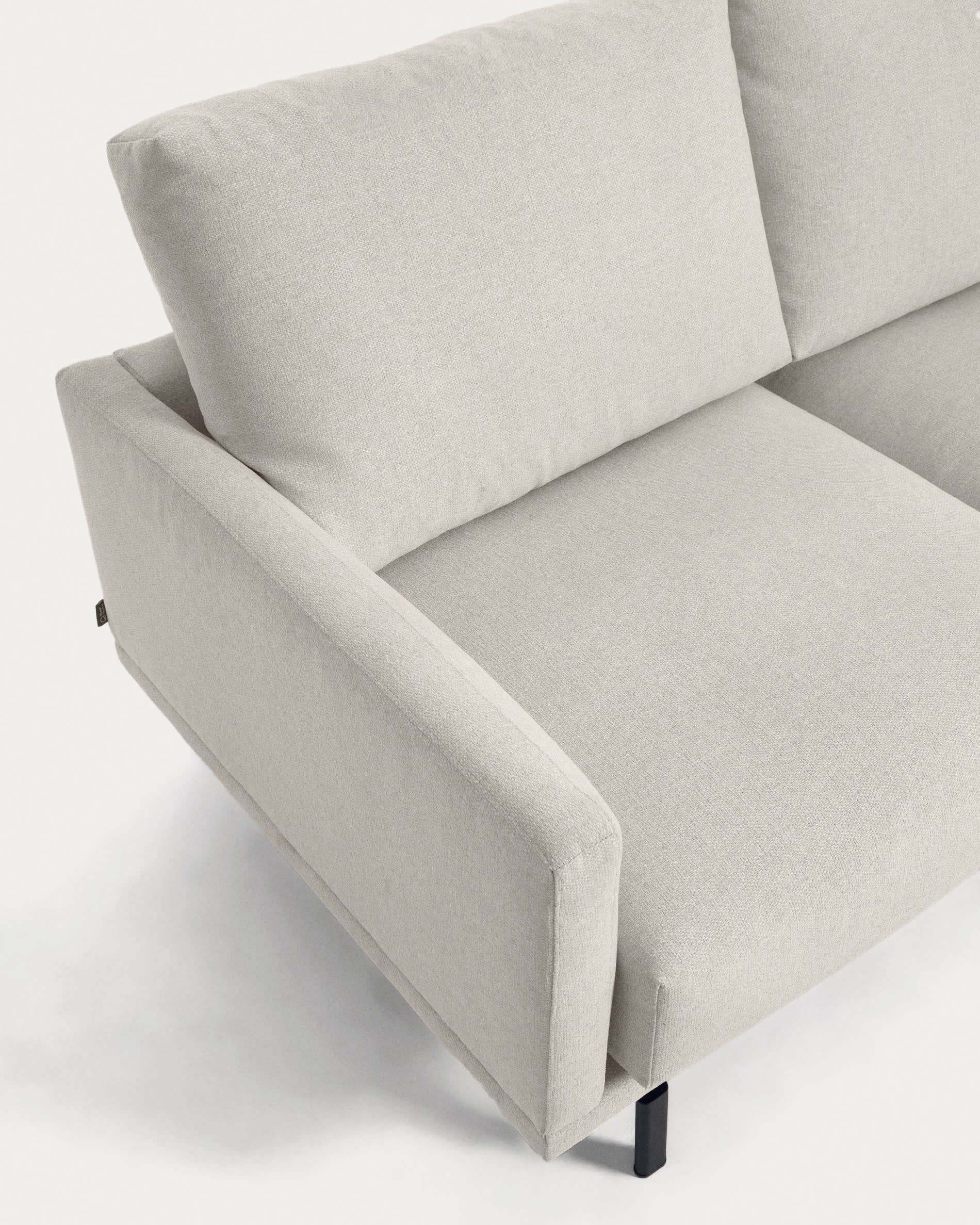 Galene 4 seater sofa in beige, 334 cm FSC Mix Credit