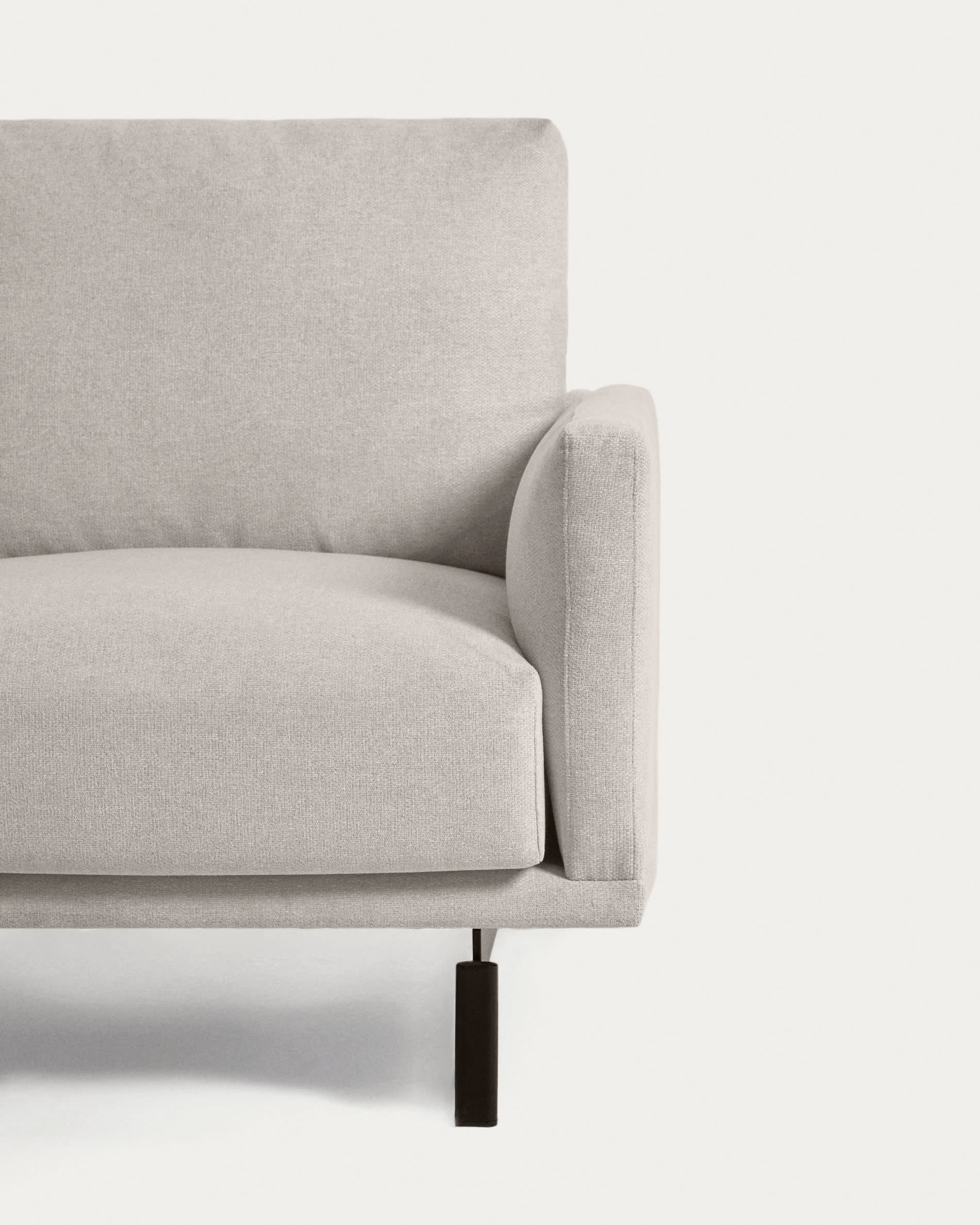 Galene 4 seater sofa in beige, 414 cm FSC Mix Credit