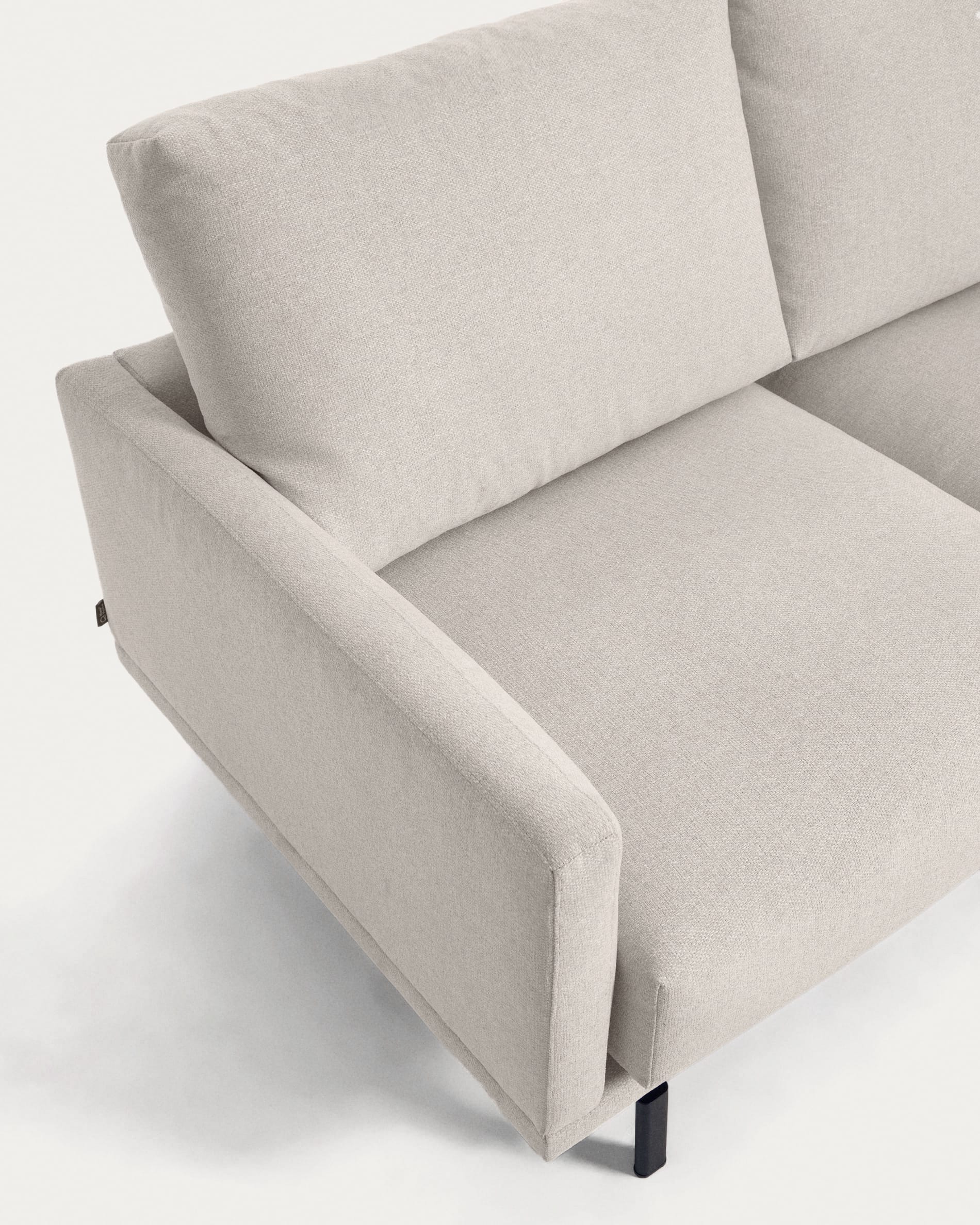 Galene 4 seater sofa in beige, 414 cm FSC Mix Credit