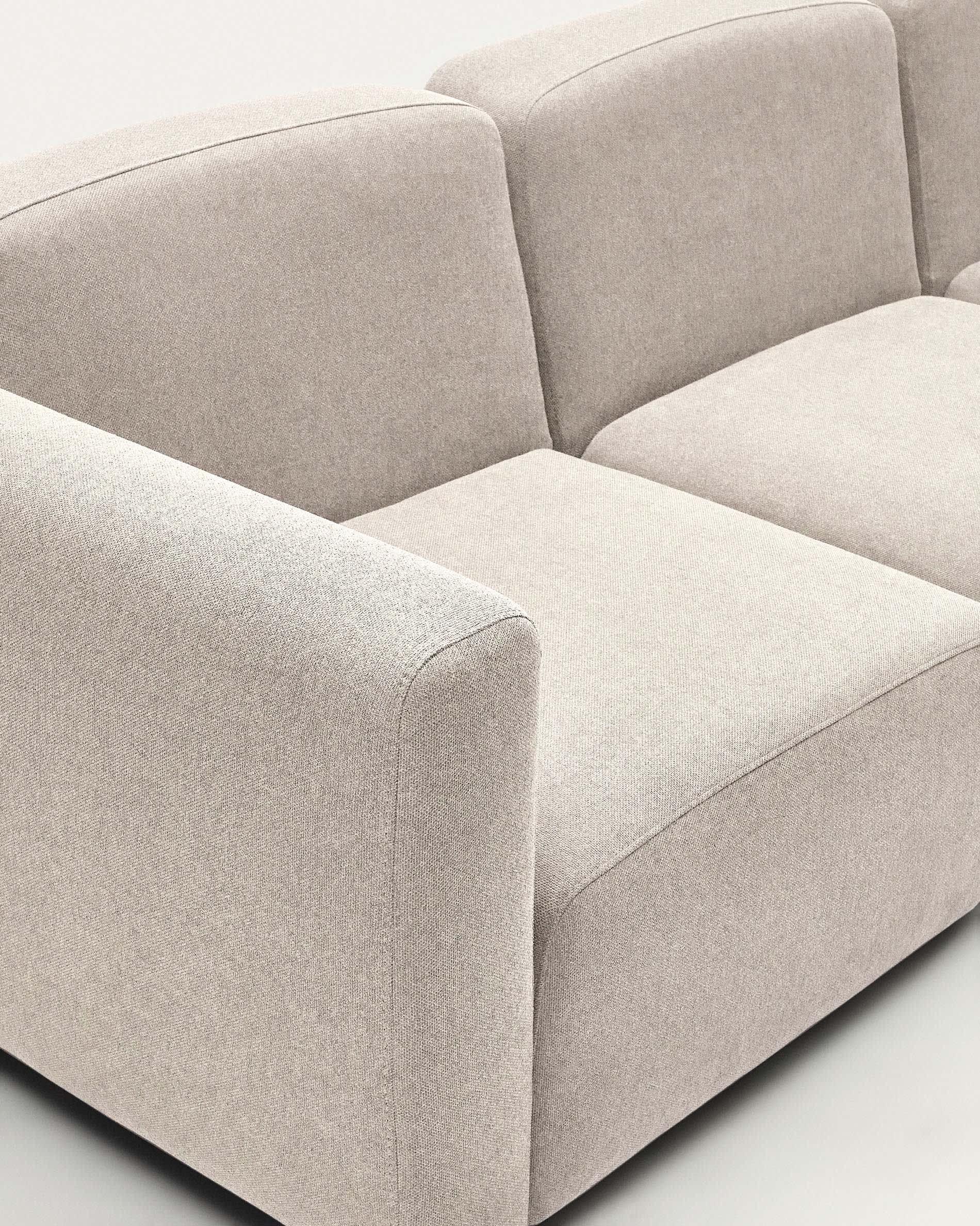 Neom 3 seater modular sofa in beige, 263 cm FSC Mix Credit