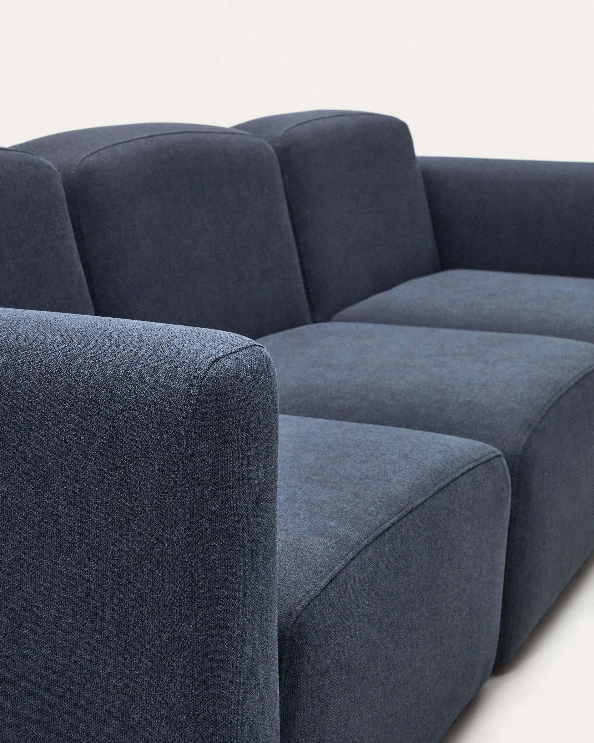 Neom 3 seater modular sofa in blue, 263 cm FSC Mix Credit