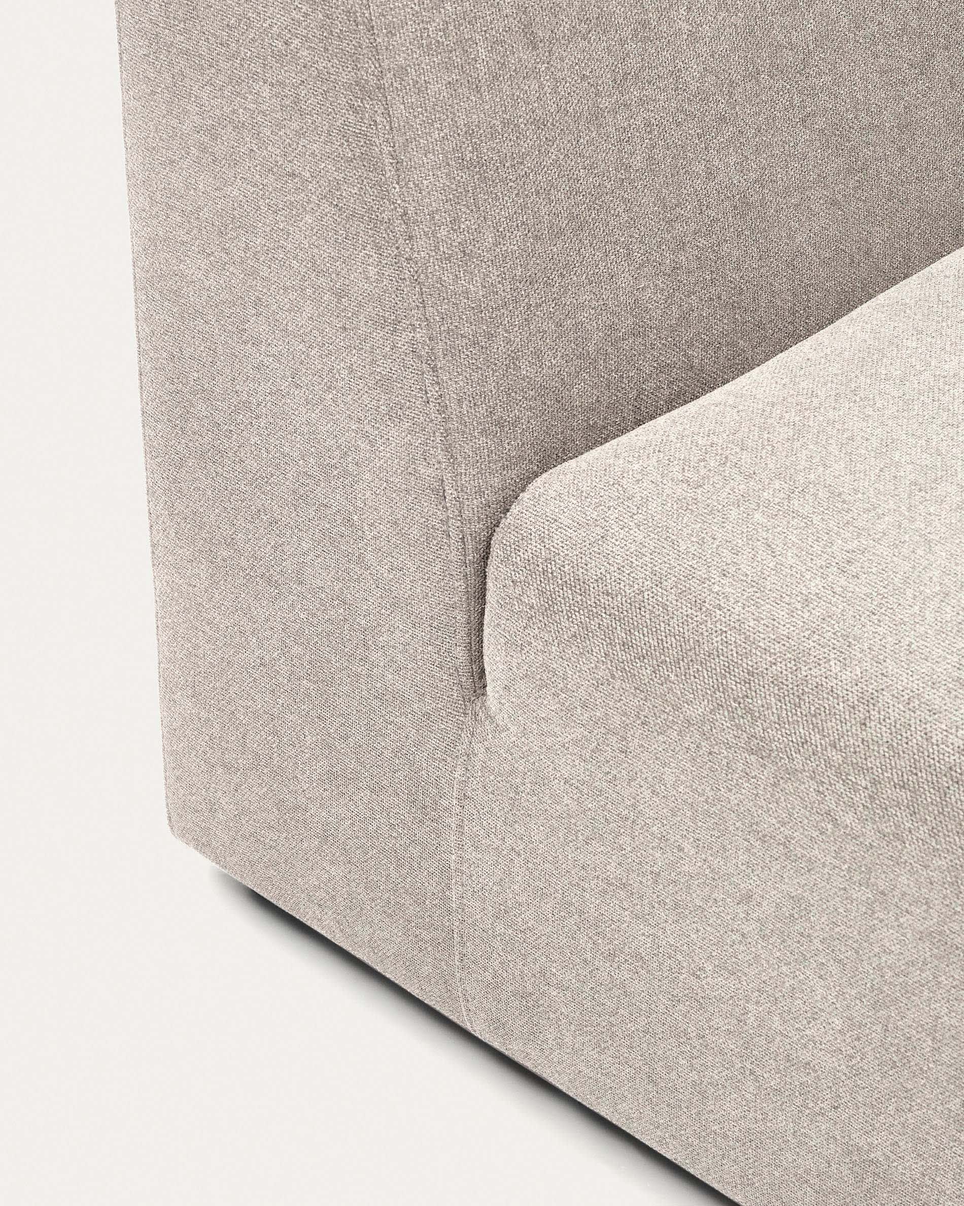 Neom chaise module in beige, 152 x 75 cm FSC Mix Credit