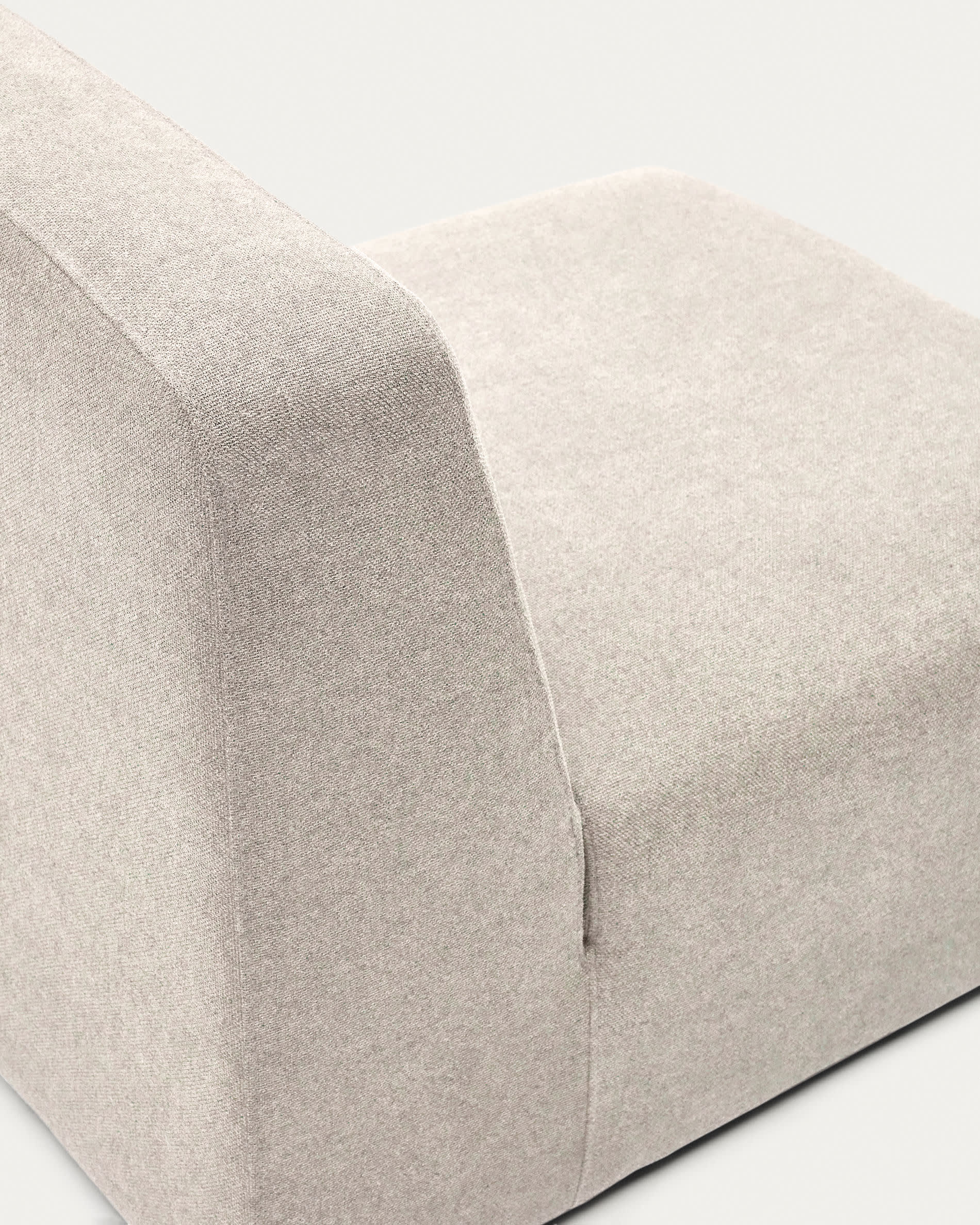 Neom seat module in beige, 75 cm FSC Mix Credit