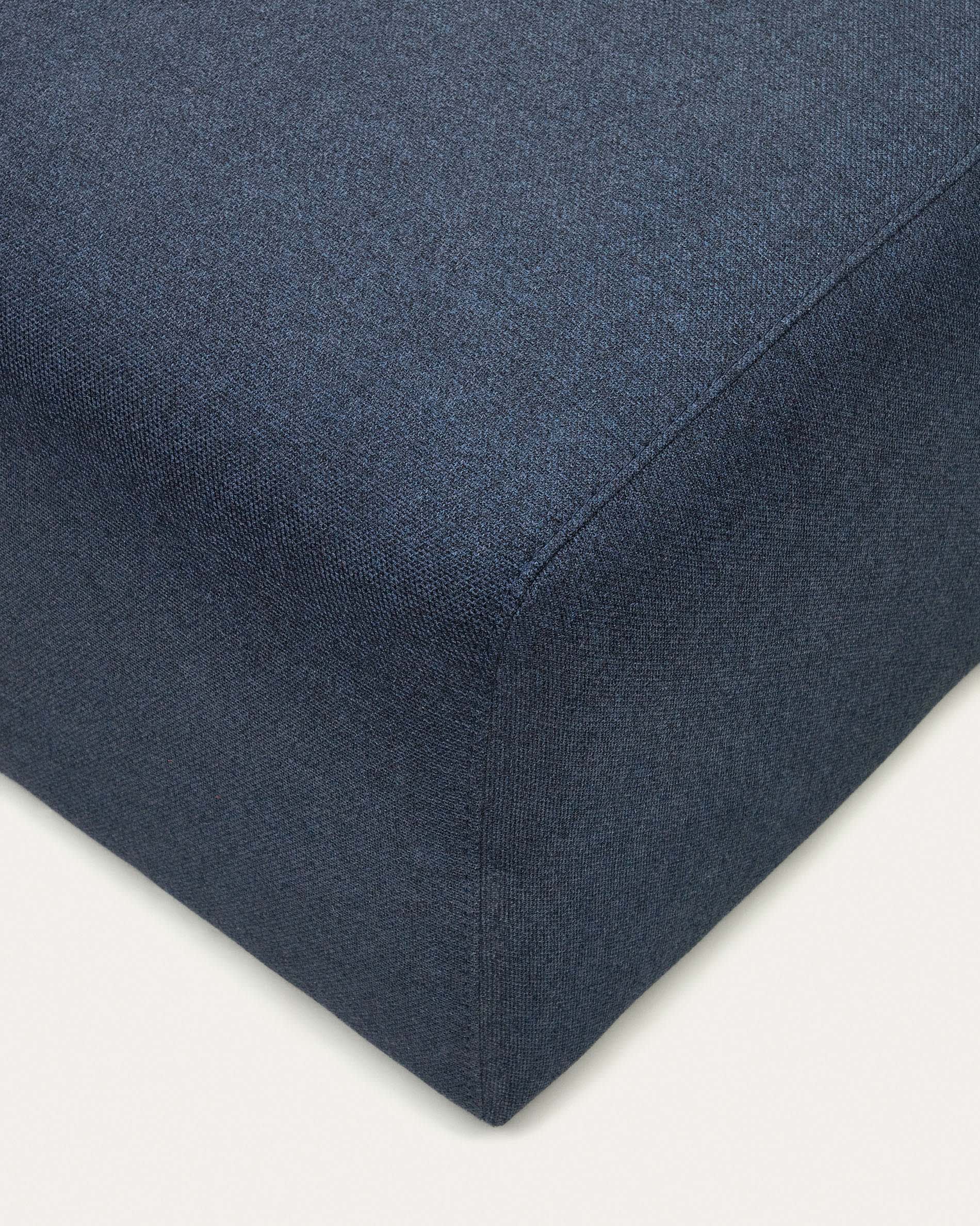 Neom footrest in blue, 75 x 64 cm FSC Mix Credit