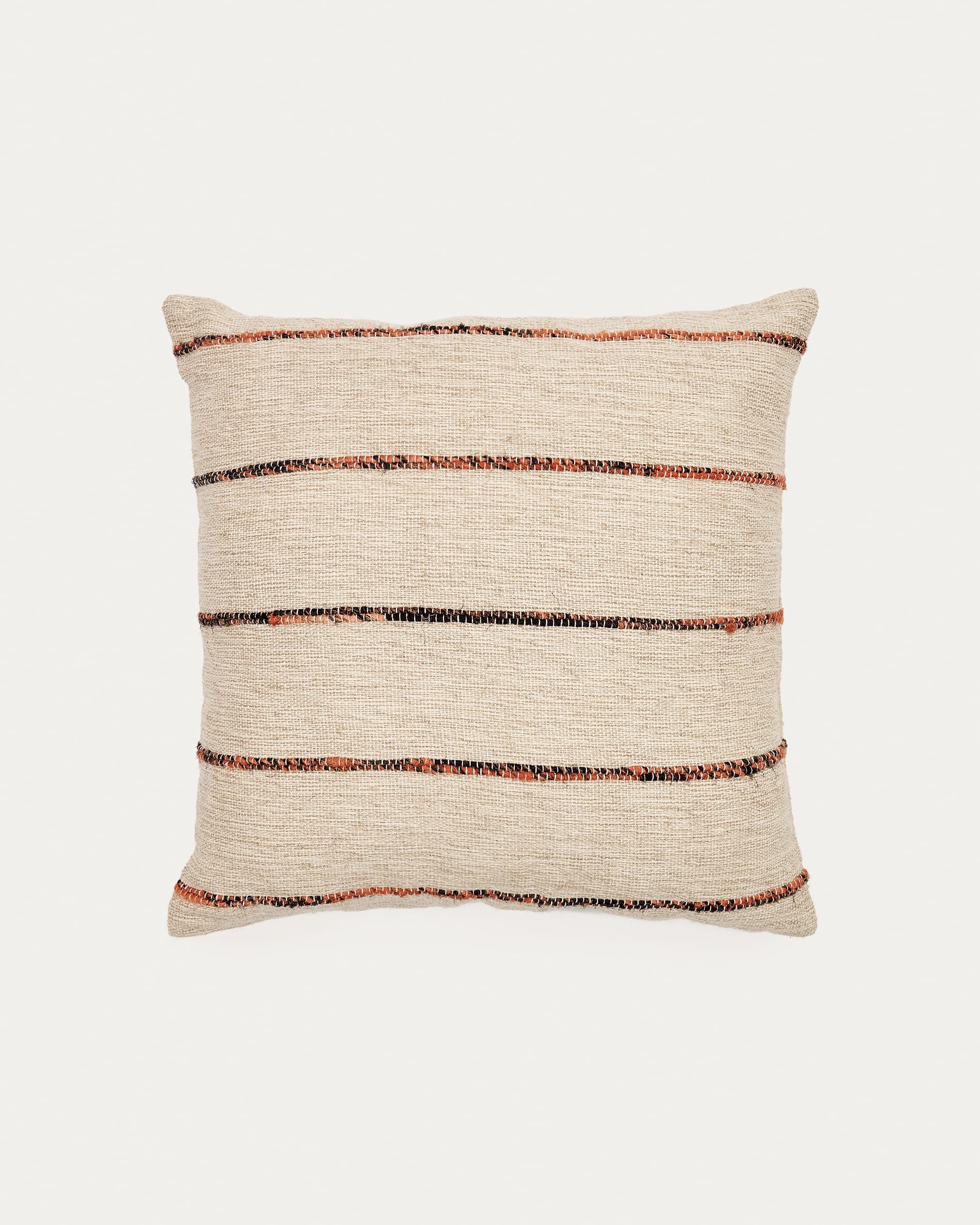 Sueli linen and natural cotton cushion cover 45 x 45 cm