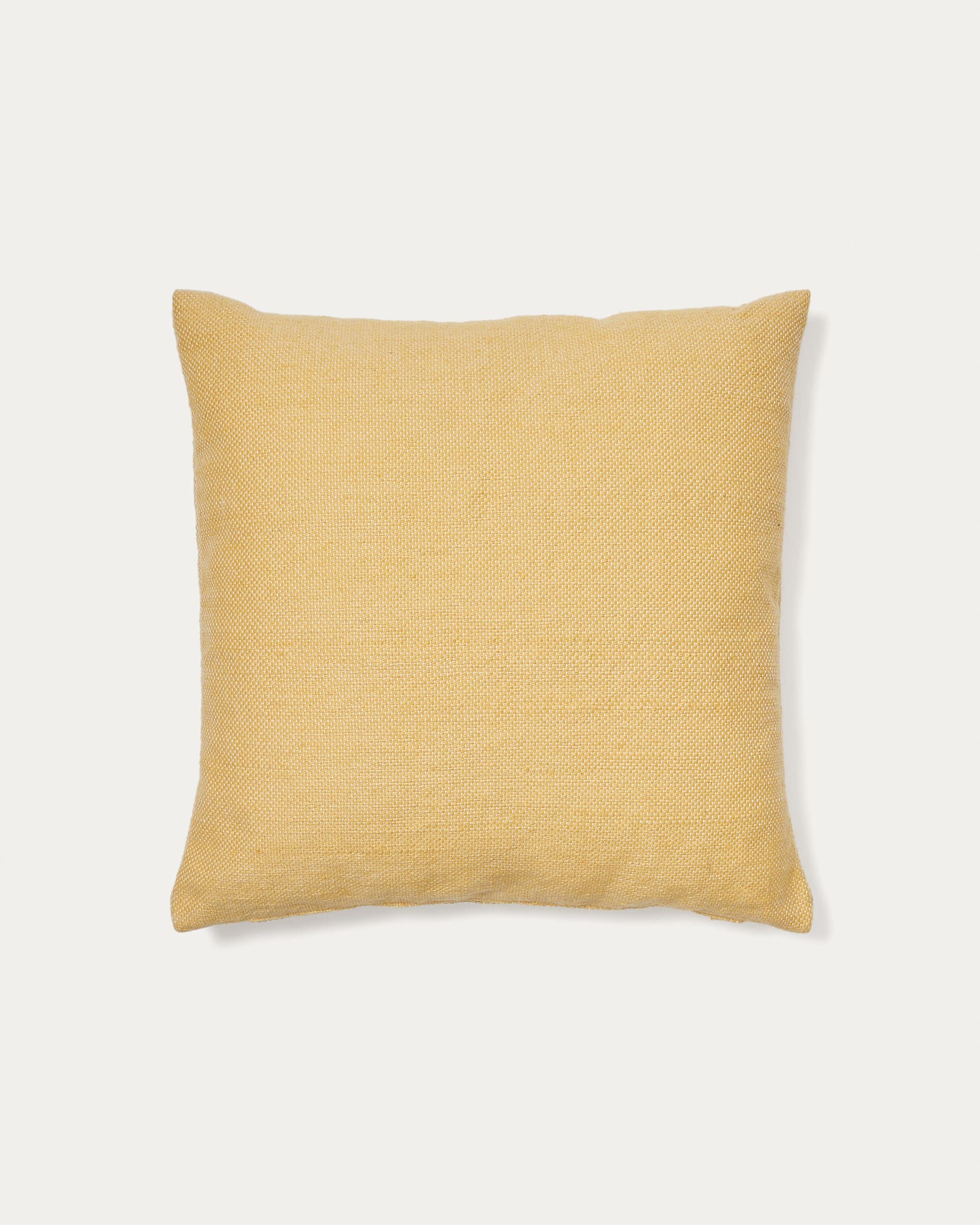 Rocal Mustard Cushion Cover 100 PET 45 X 45 Cm Kave Home Rocal mustard cushion cover 100 pet 45 x 45 cm kave home