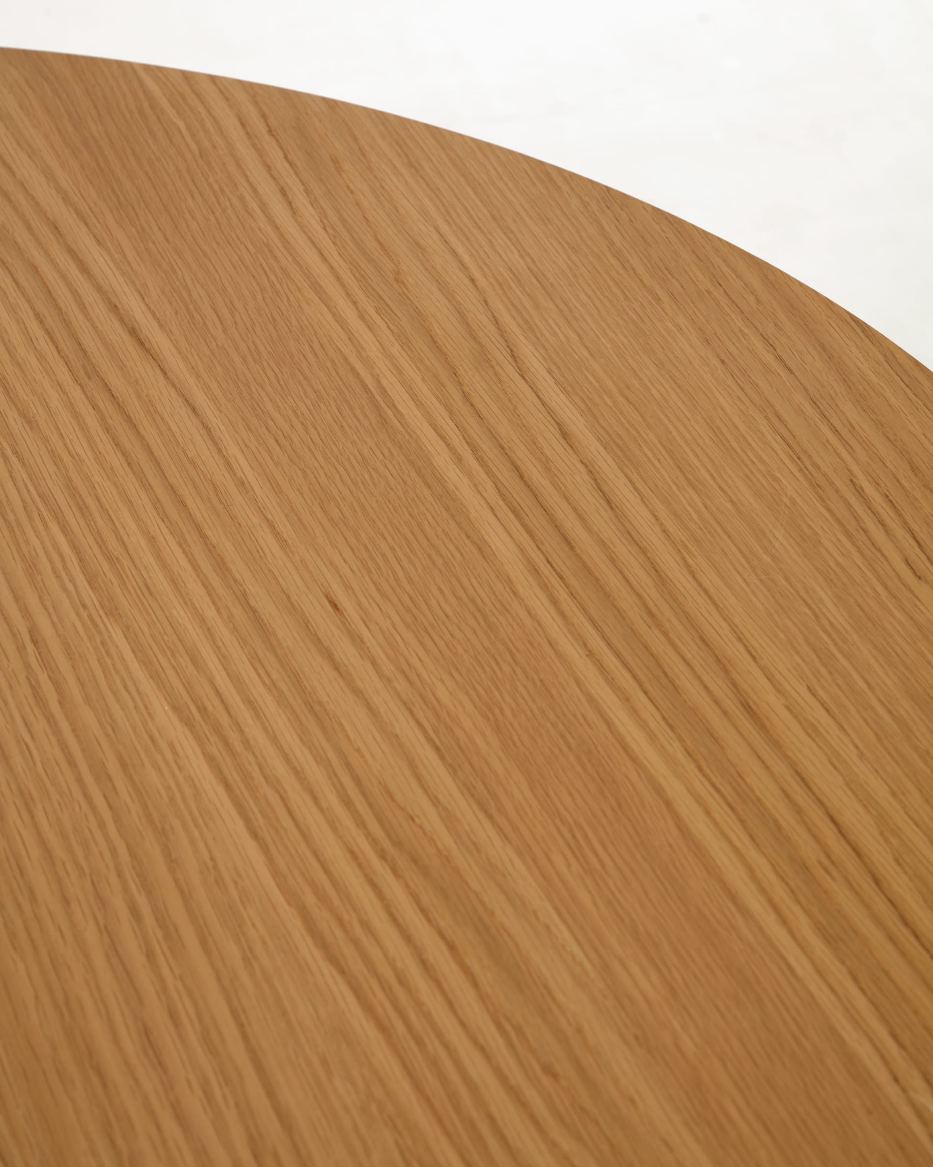Oqui extendable oak veneer table with solid wood legs 160 (260) x 100 cm