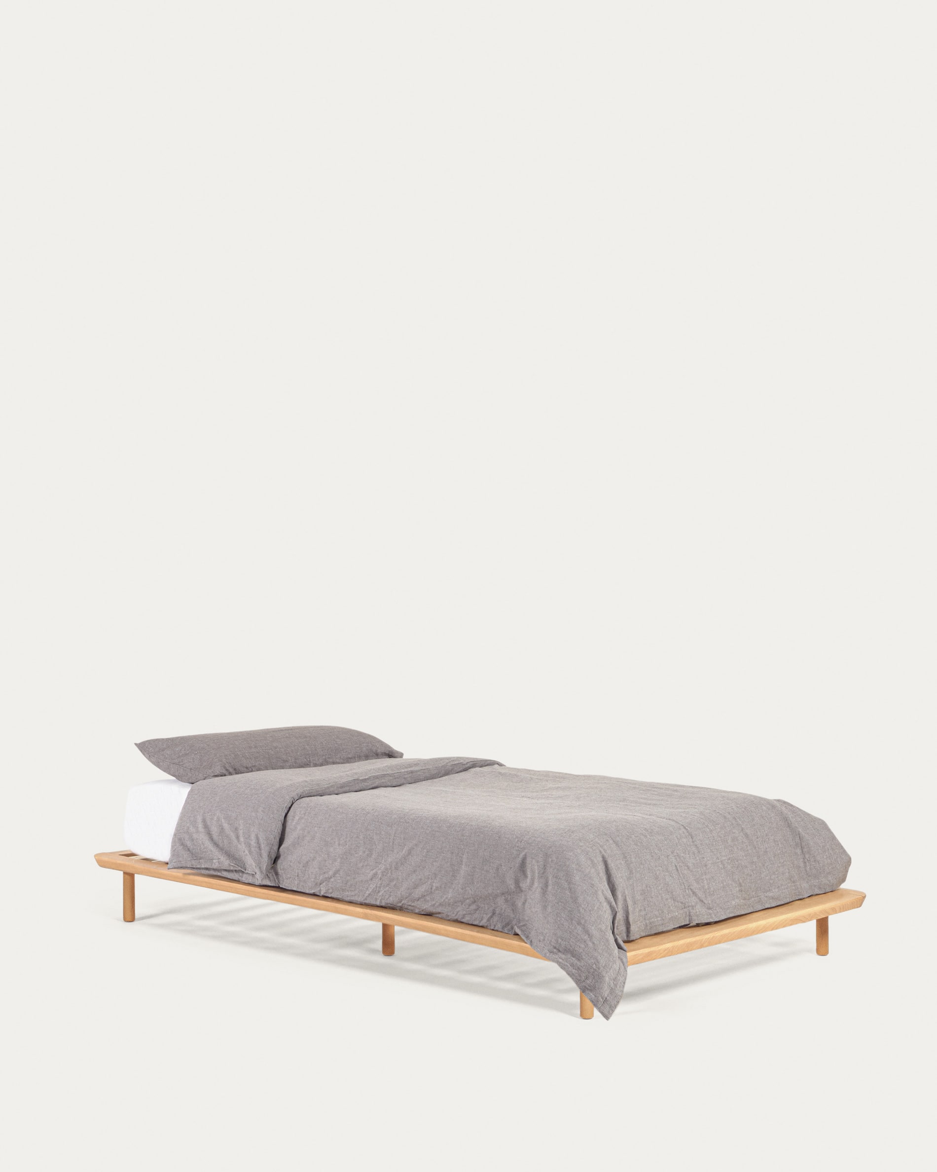 Anielle bed made from solid ash wood for a 90 x 200 cm mattress Kave Home International