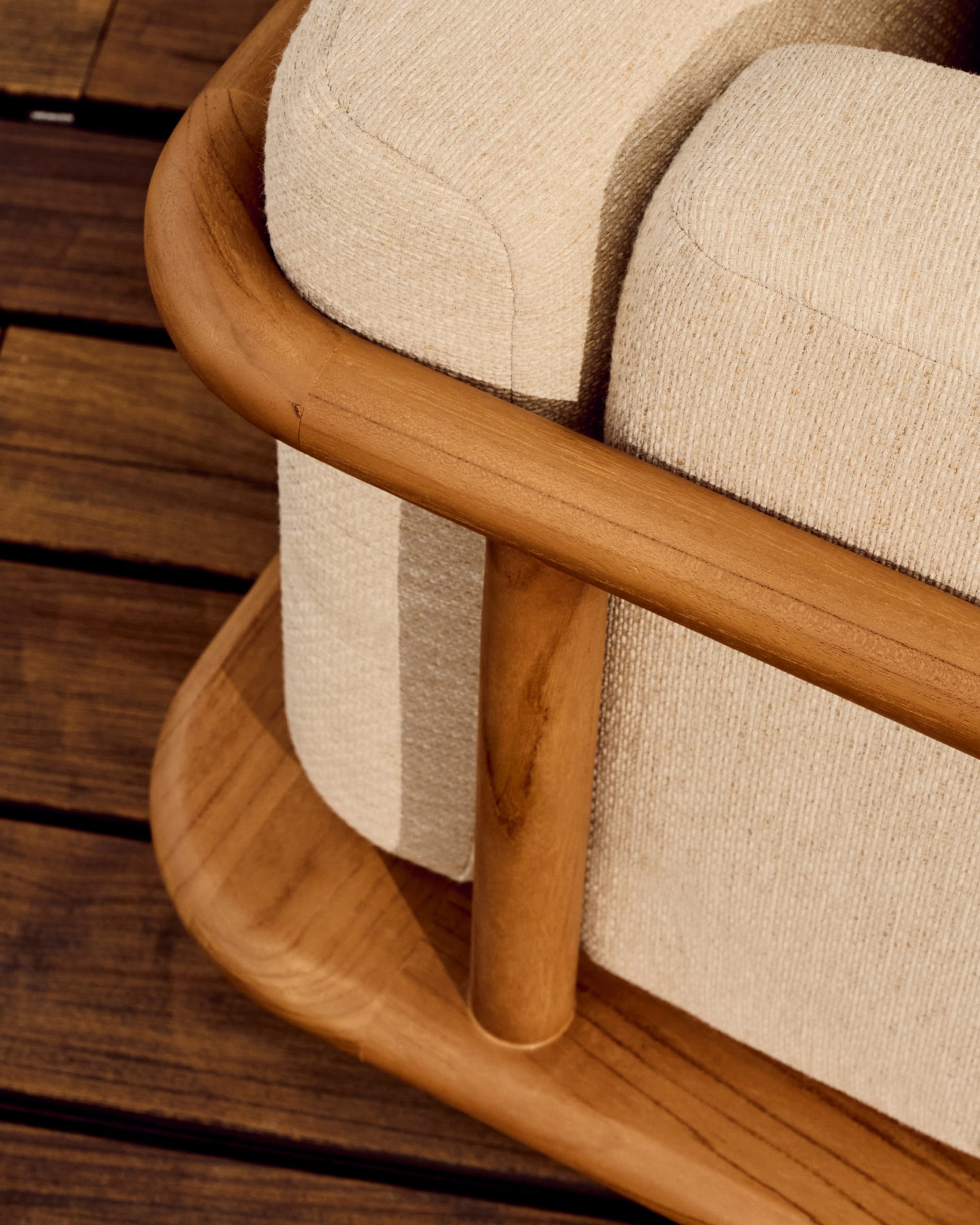 Turqueta armchair made from solid teak wood FSC 100%