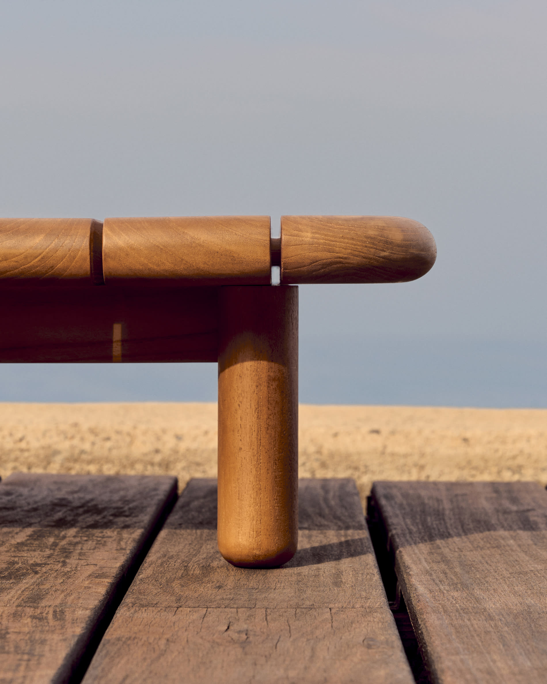 Turqueta coffee table made from solid teak wood, 140 x 70 cm, FSC 100%
