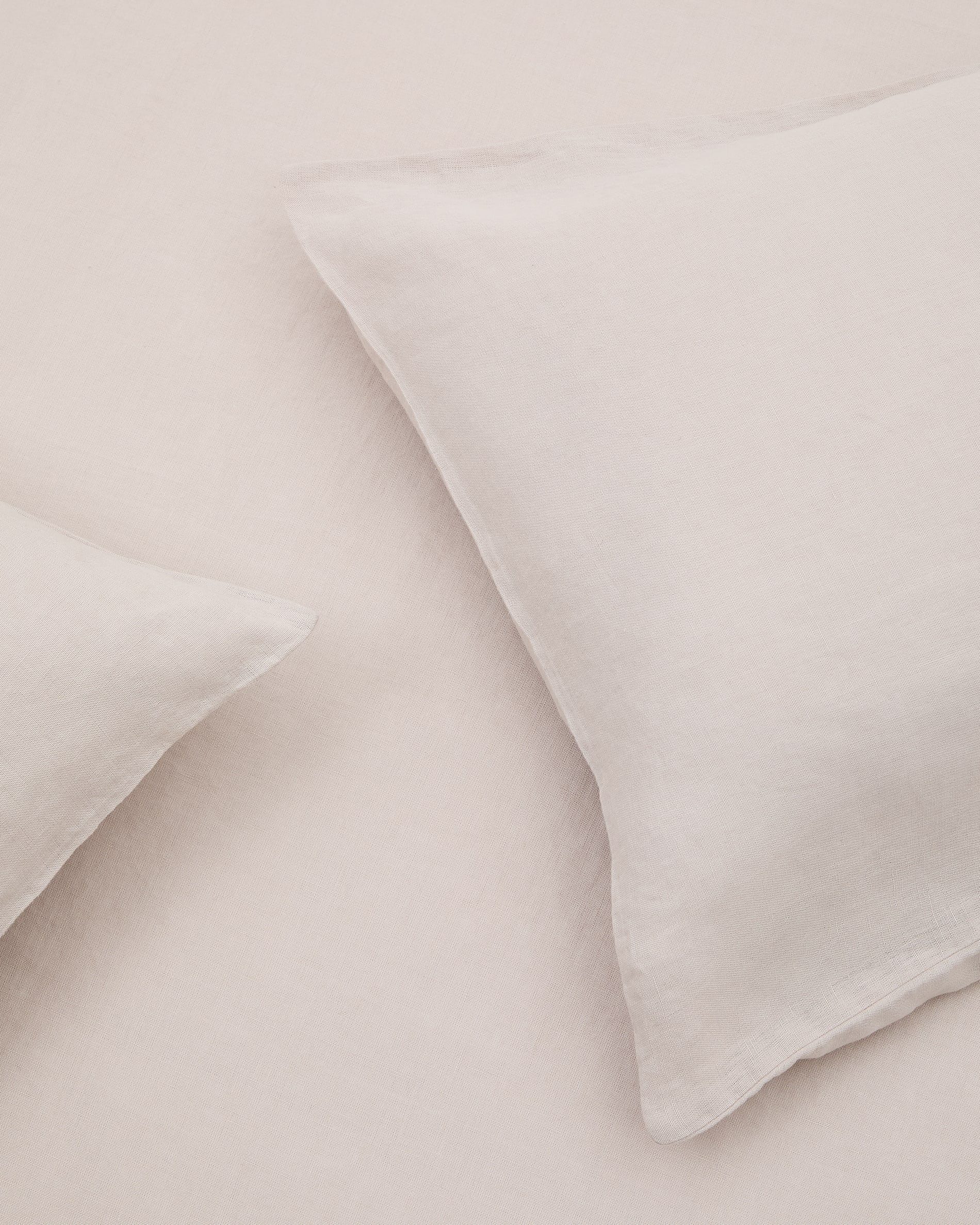 Simmel grey linen blend duvet and pillow cover set for 150 cm bed