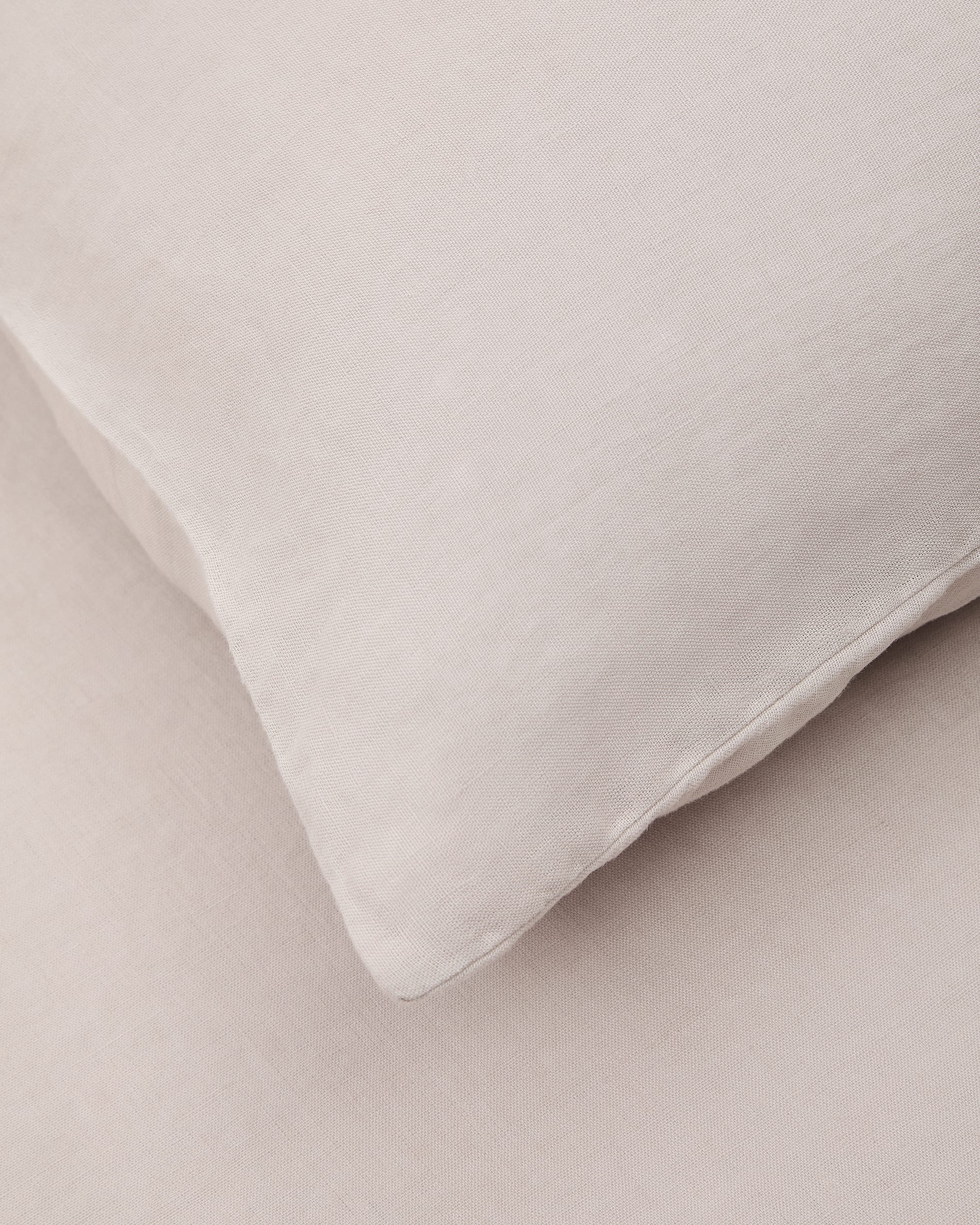 Simmel grey linen blend duvet and pillow cover set for 180 cm bed