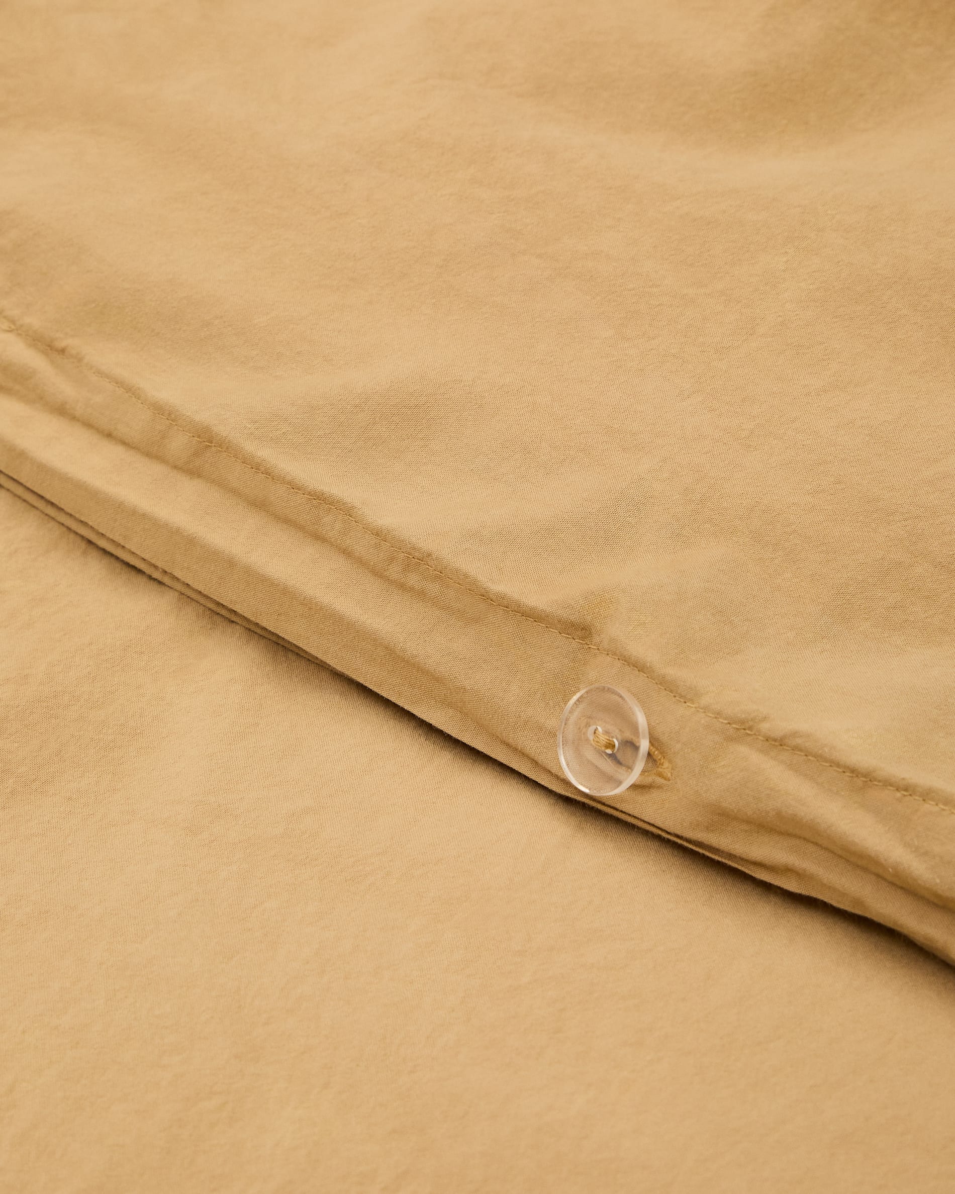 Sifinia mustard duvet and pillow cover set, 100% cotton percale fringes, 90 cm bed