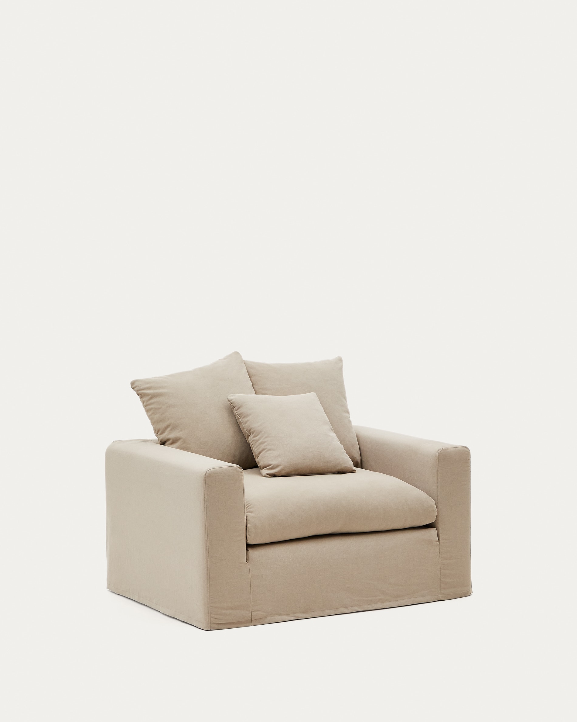 Armchair with removable covers sale