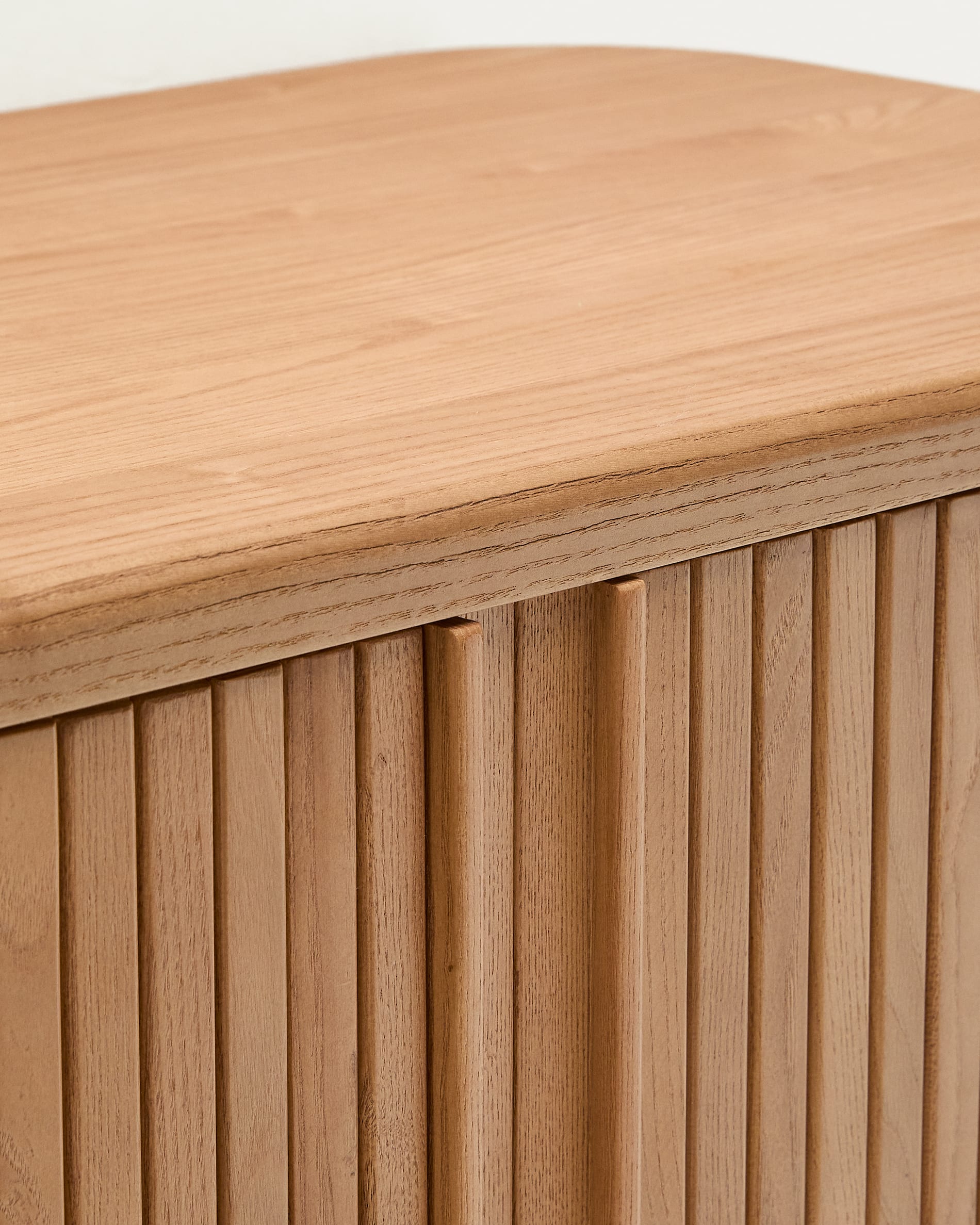 Mailen bathroom cupboard in ash veneer in a natural finish, 90 x 45 cm