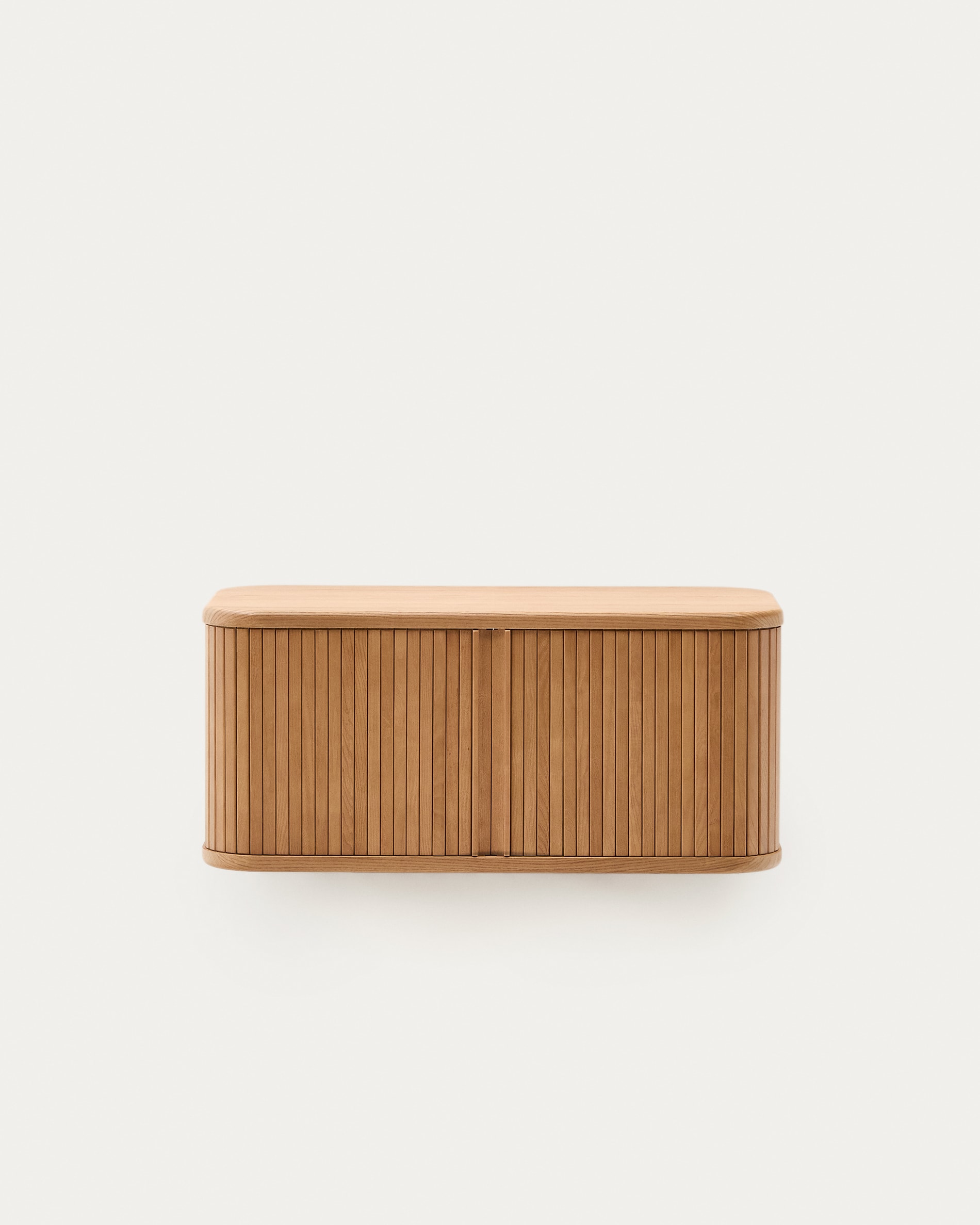 Mailen bathroom cupboard in ash veneer in a natural finish, 90 x 45 cm