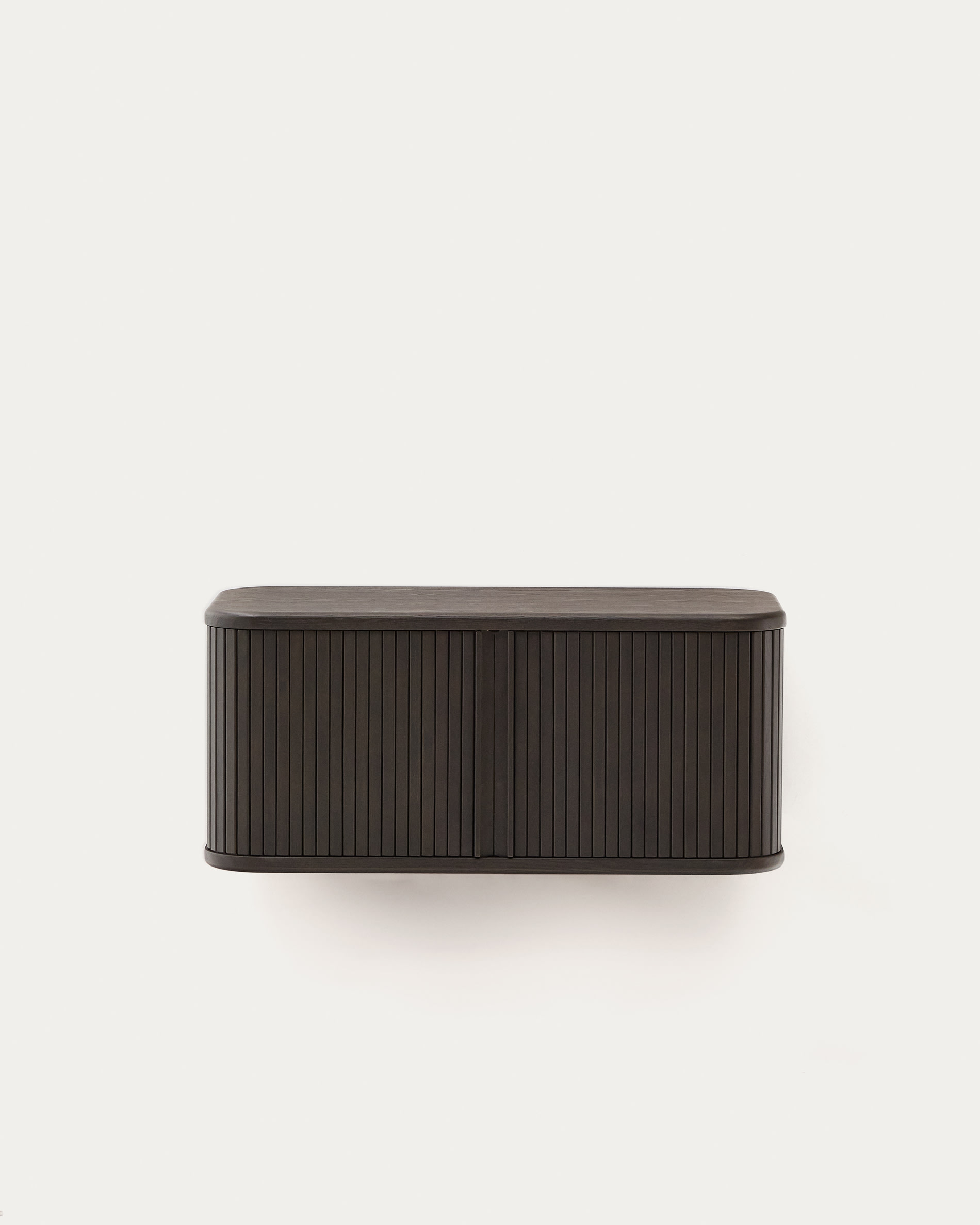 Mailen bathroom cupboard in ash veneer in a dark finish, 90 x 45 cm