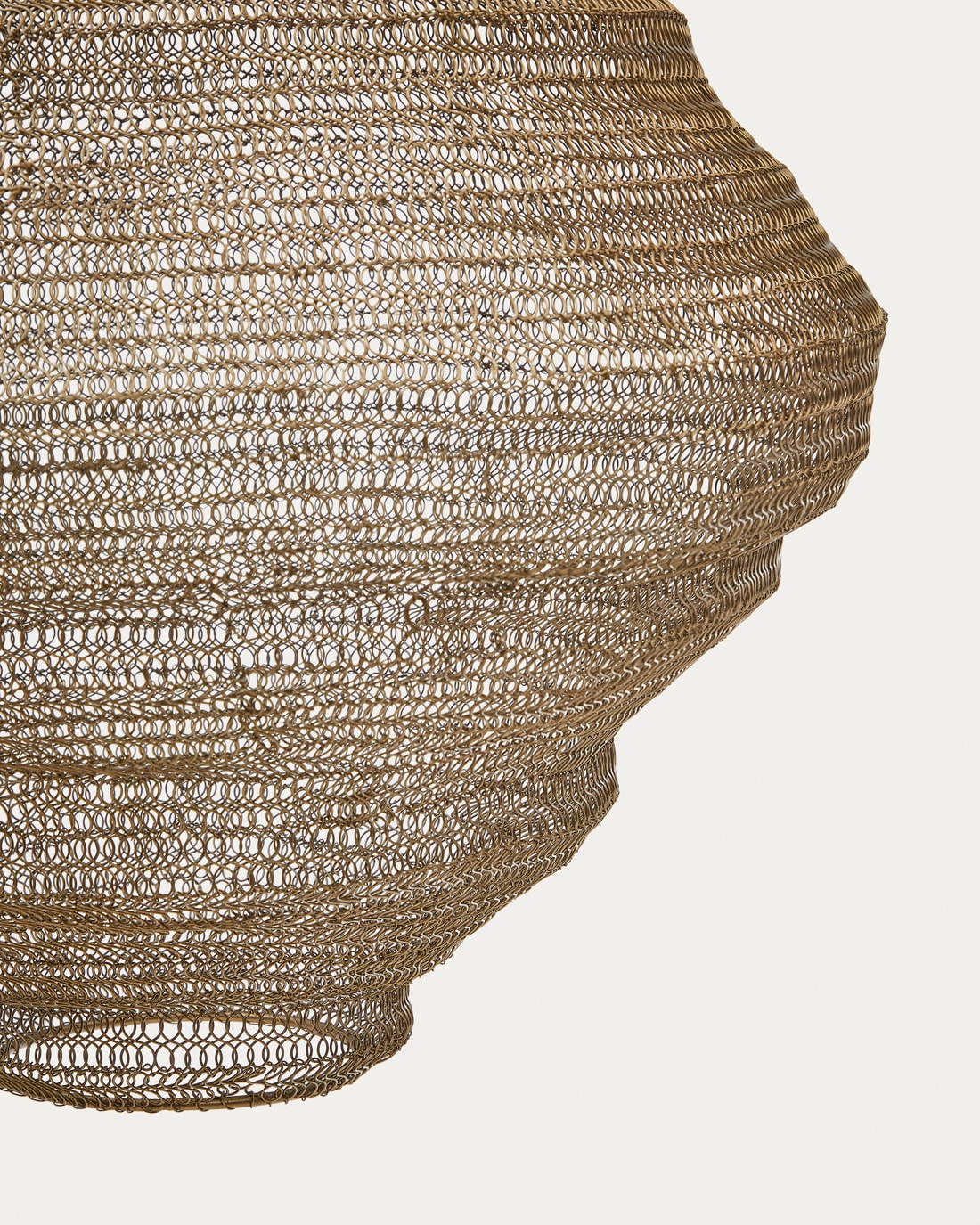 Sarraco gold metal ceiling lamp Ø 48,5 cm