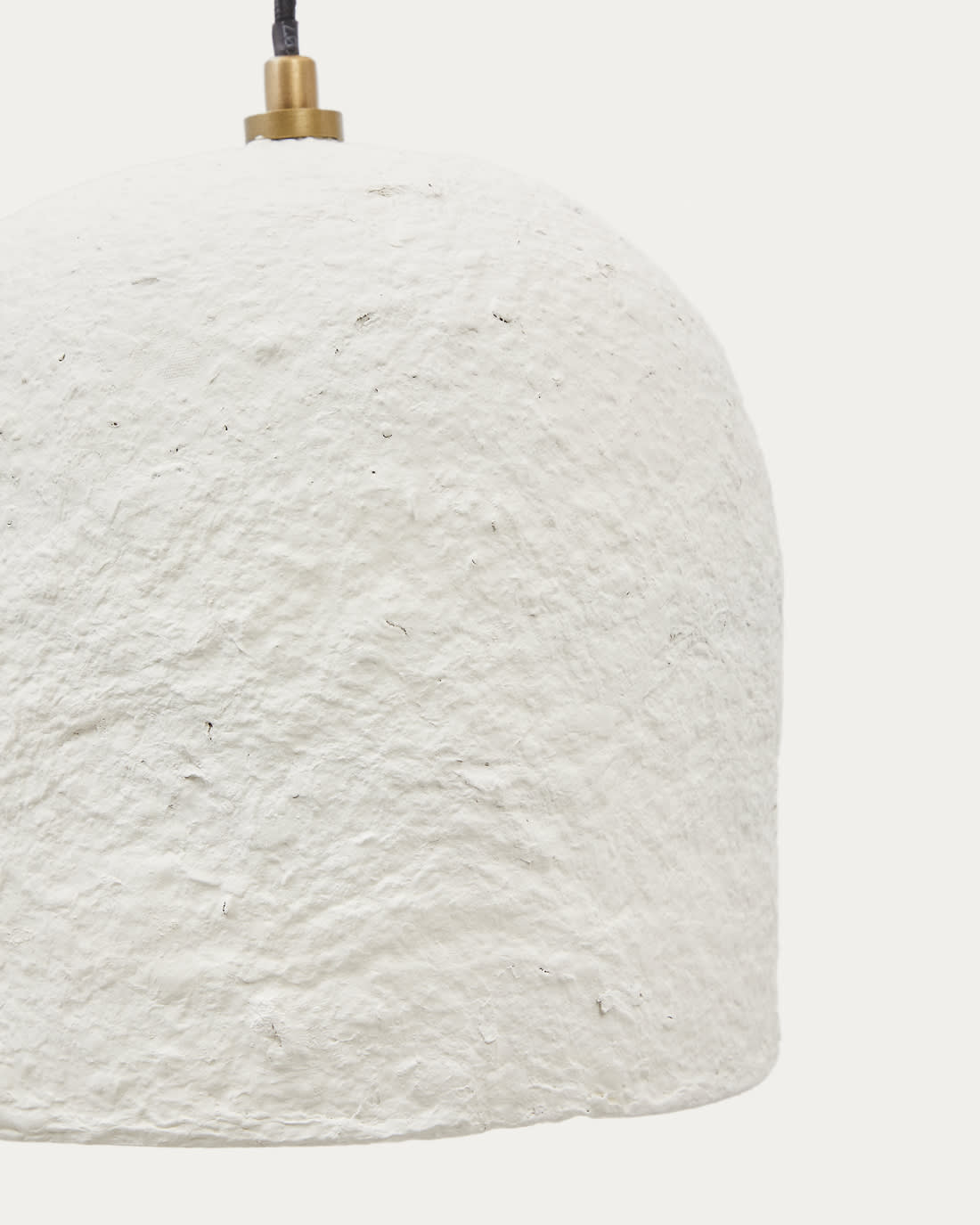 Calvia white papier-mâché ceiling lamp Ø 25 cm