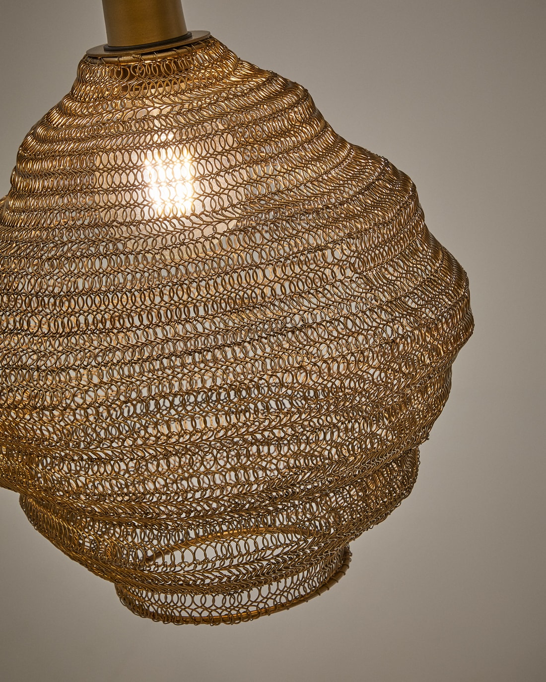 Sarraco gold metal ceiling lamp Ø 30 cm