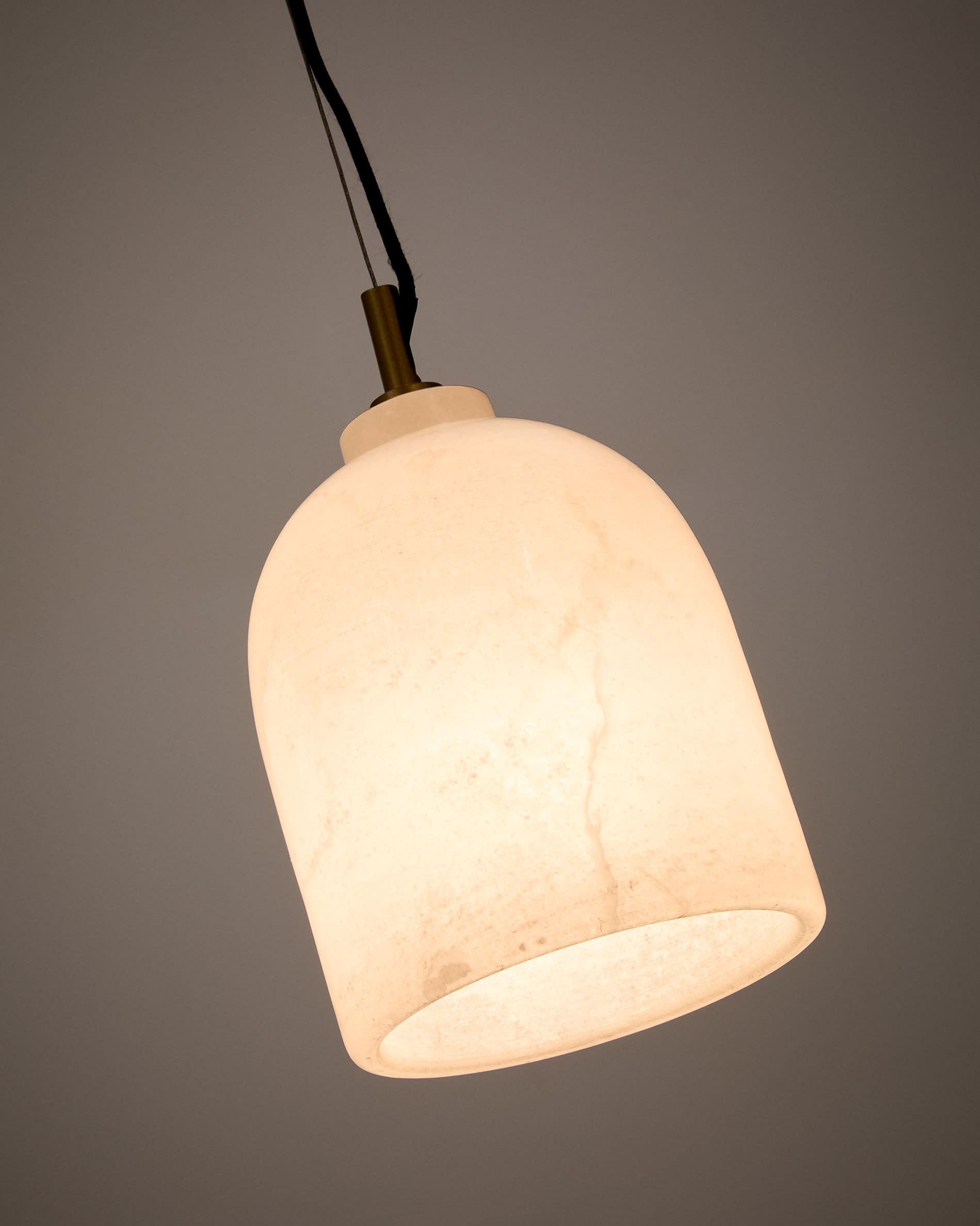 Shenli alabaster ceiling lamp, Ø 15 cm