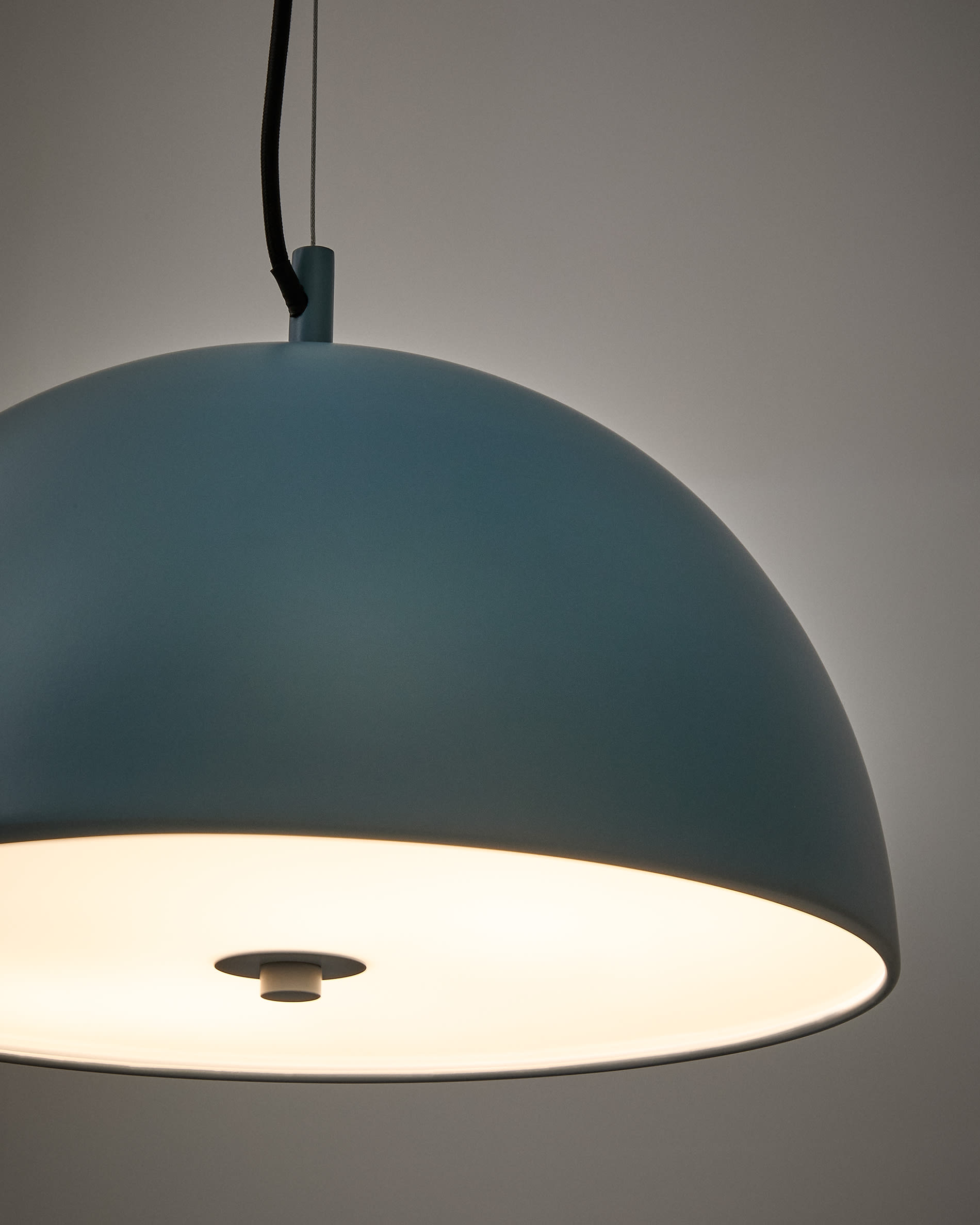 Catlar metal ceiling lamp in a blue painted finish Ø 40 cm
