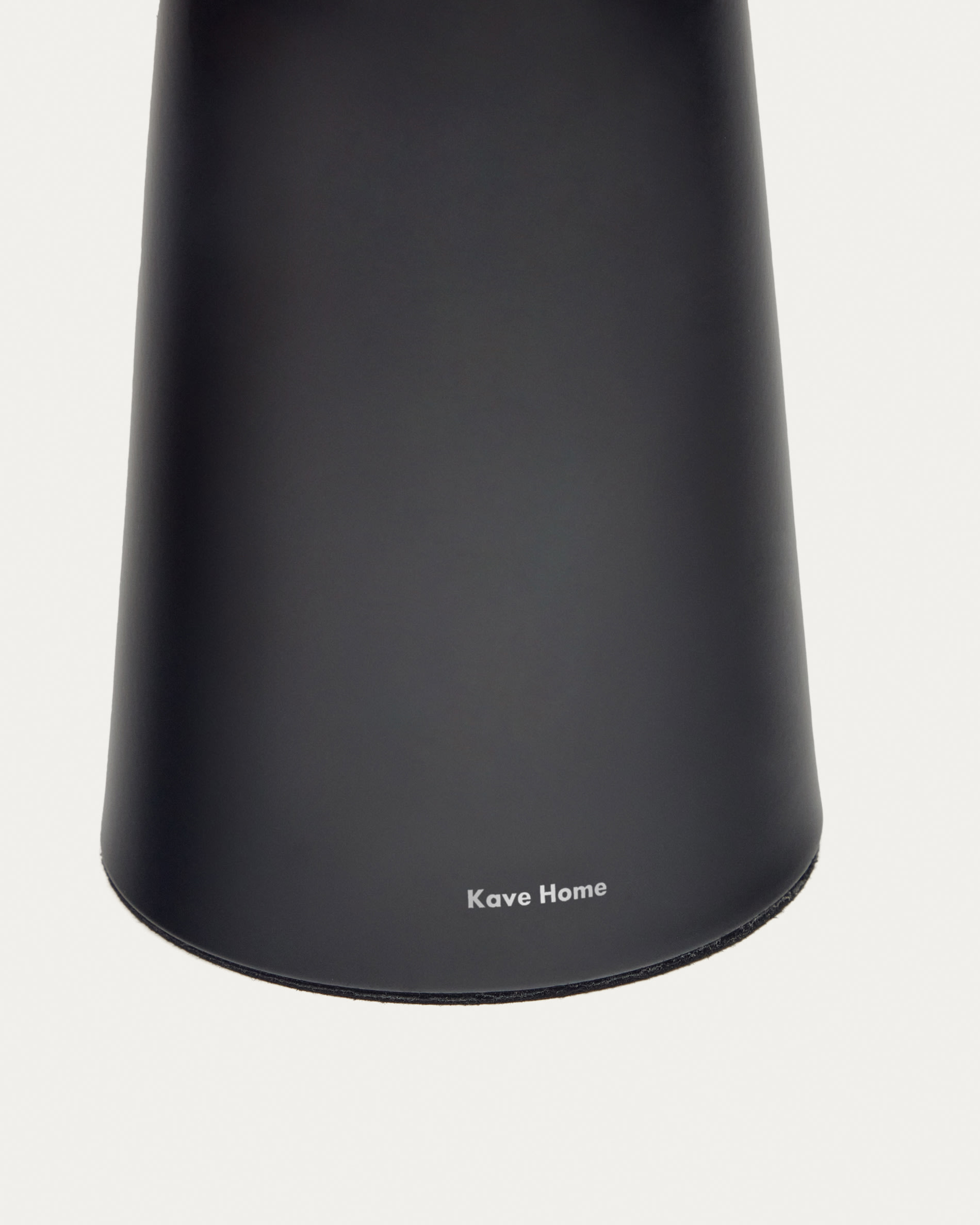 Arenys large outdoor metal table lamp in a black painted finish
