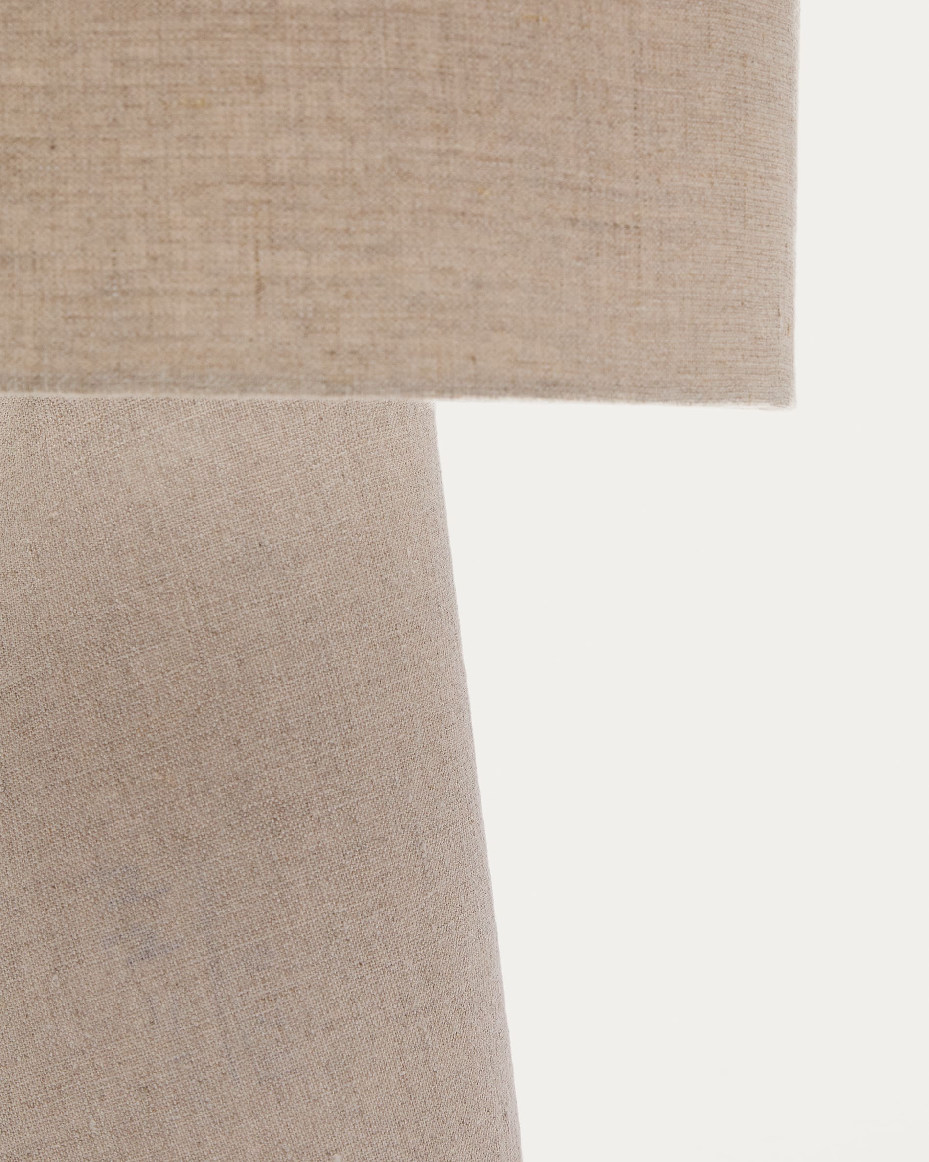 Algaida table lamp in grey fabric