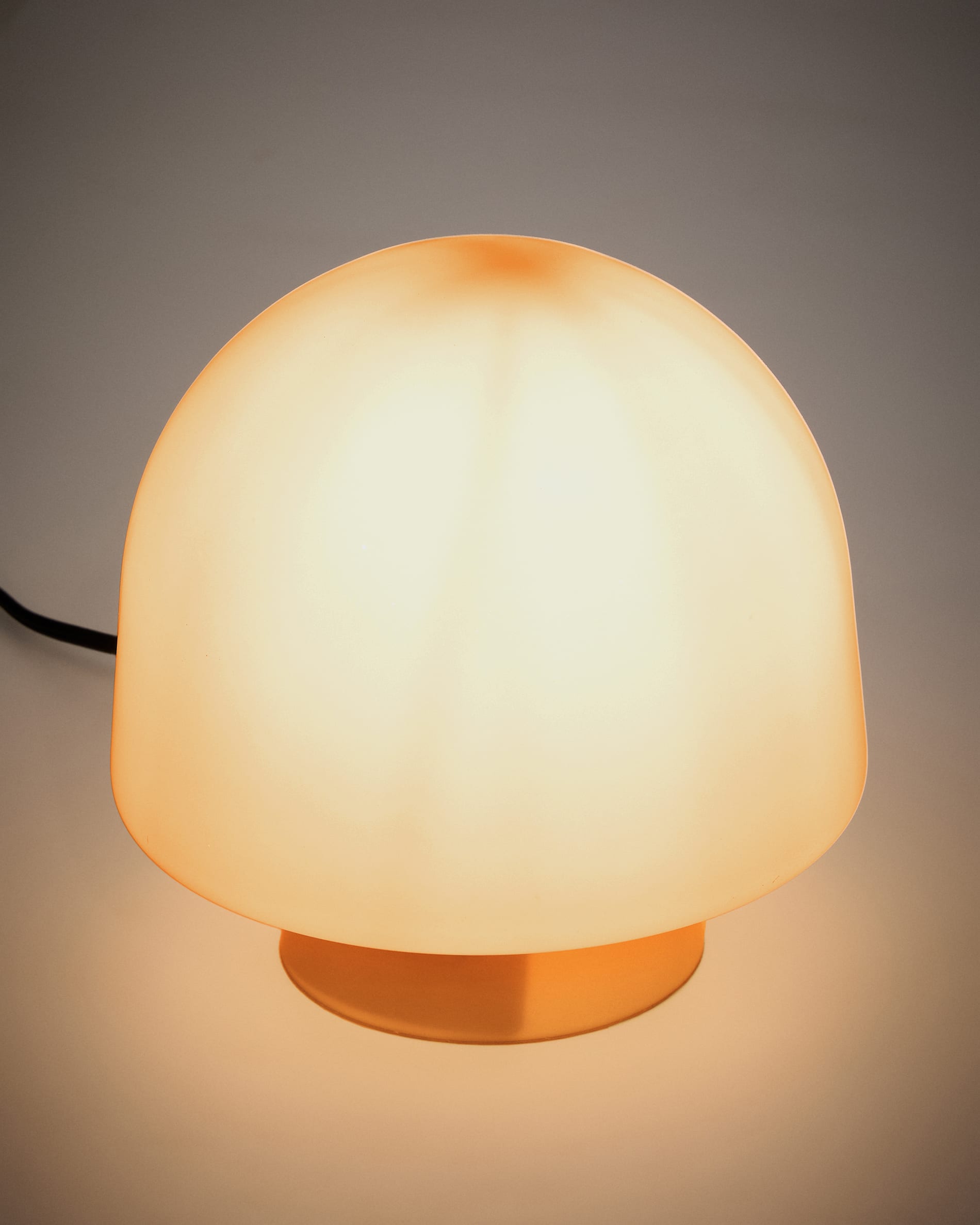 Reig orange glass table lamp