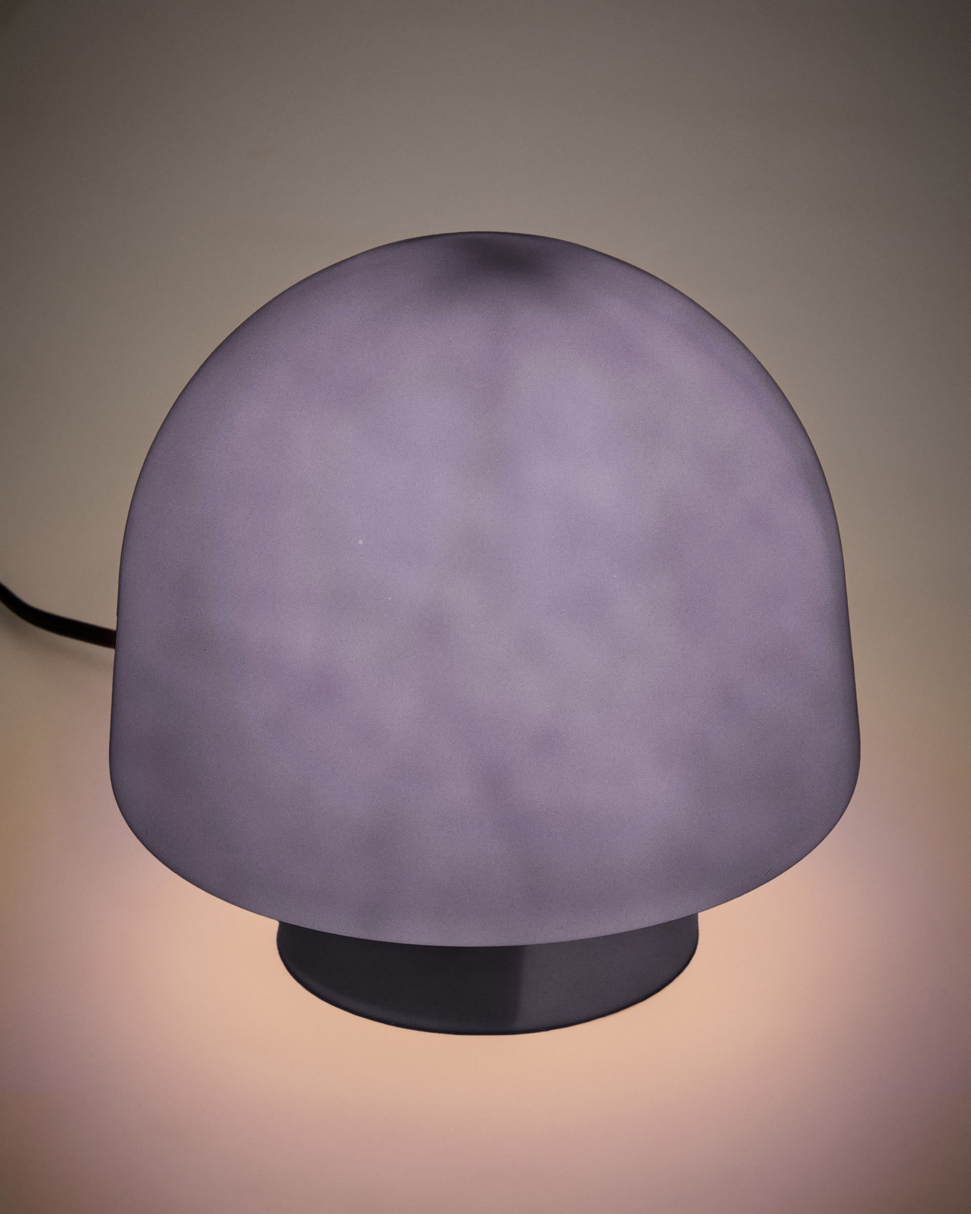 Reig blue glass table lamp