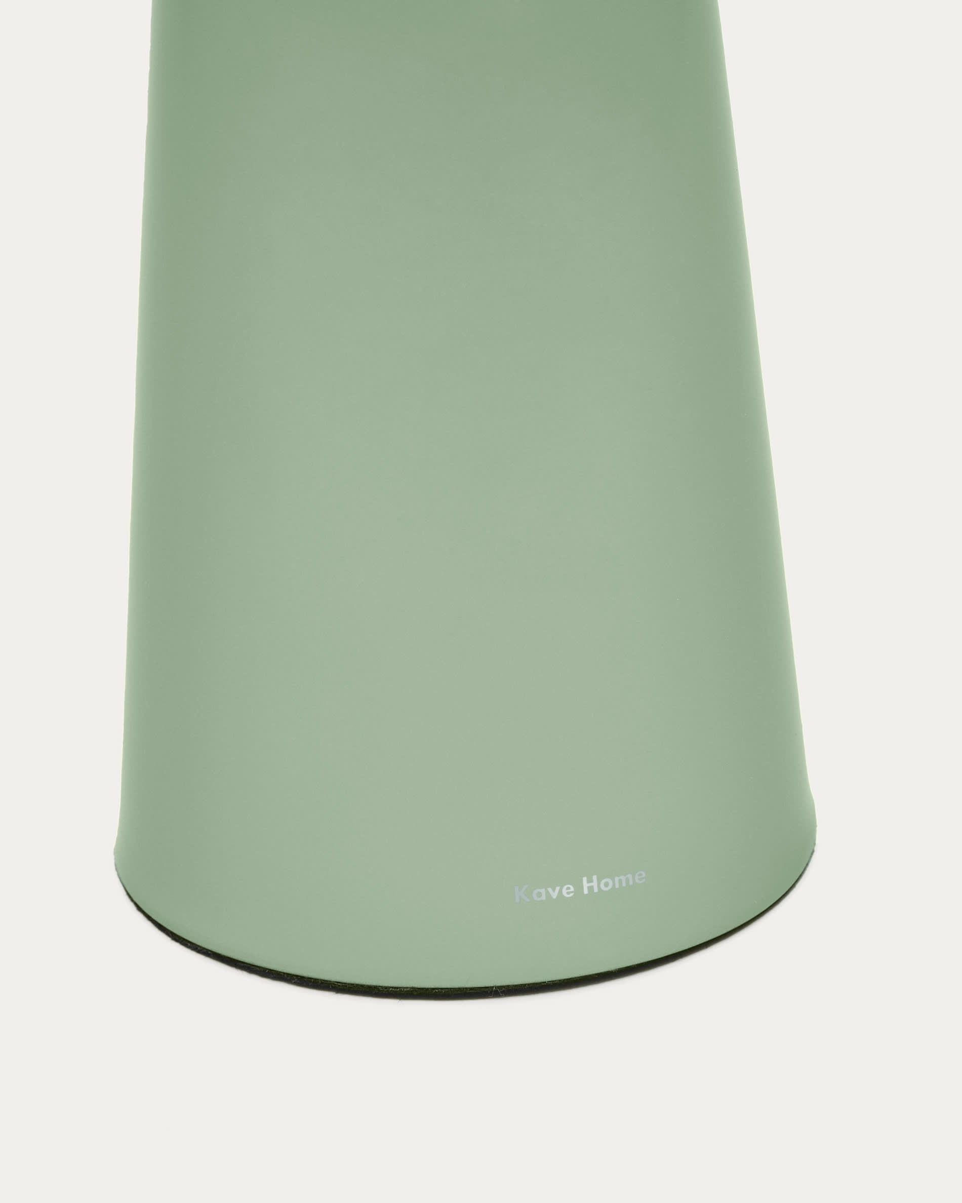 Arenys large outdoor metal table lamp in a turquoise painted finish