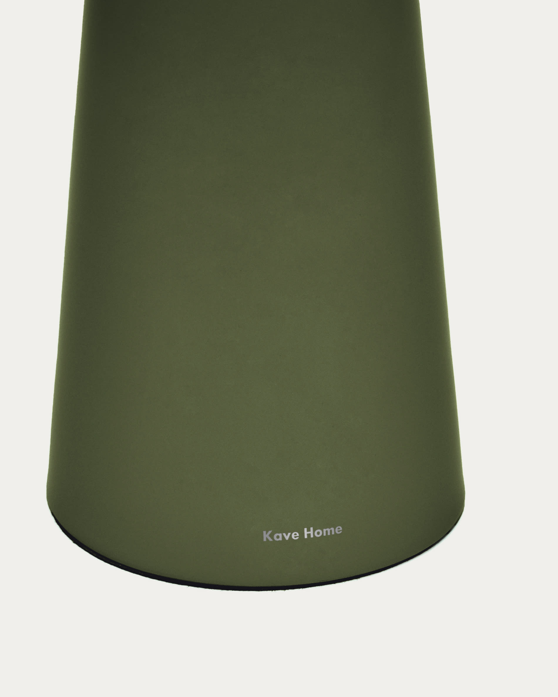 Arenys large outdoor metal table lamp in a green painted finish