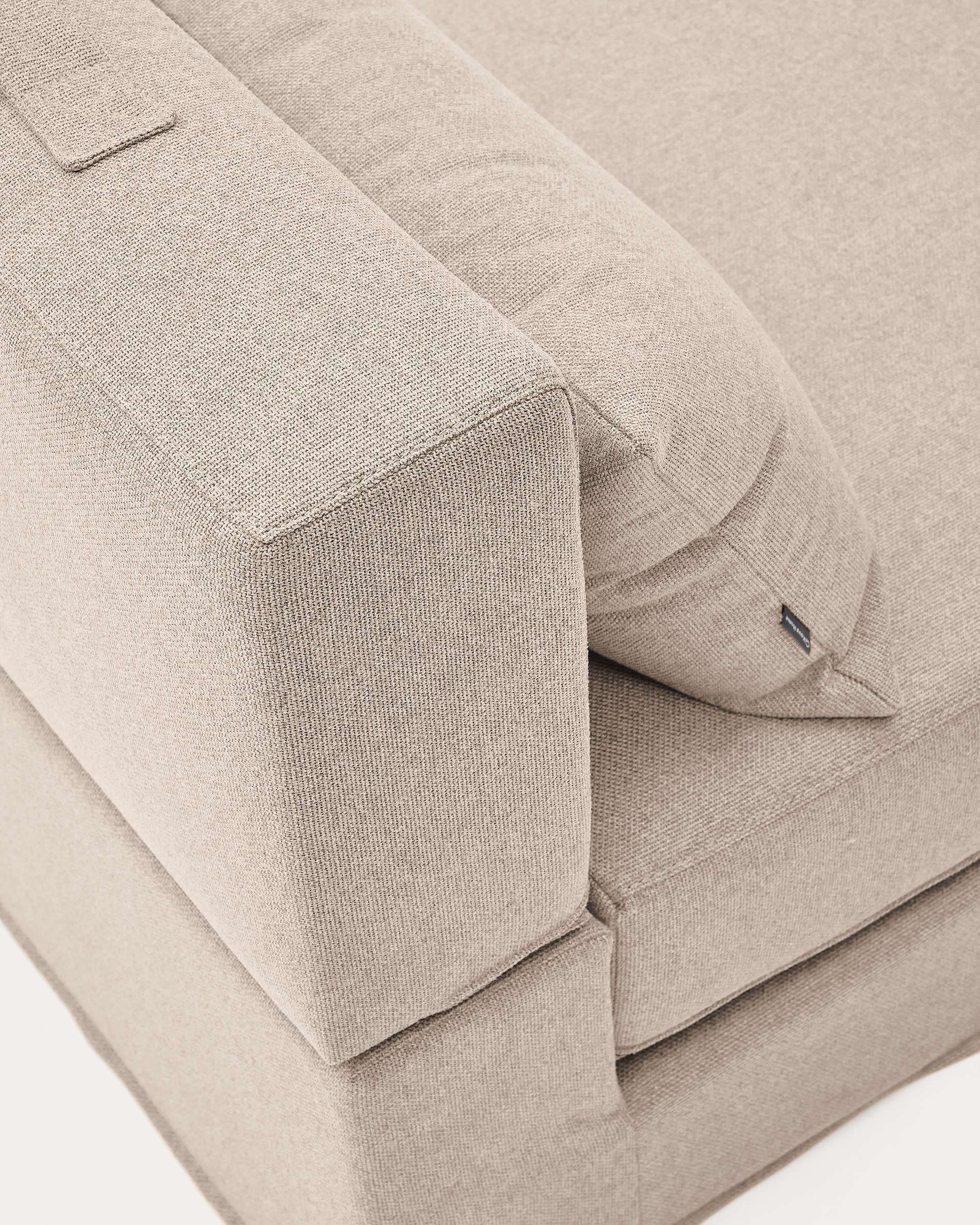 Arty beige, convertible pouffe/bed 70 x 89 (200) cm