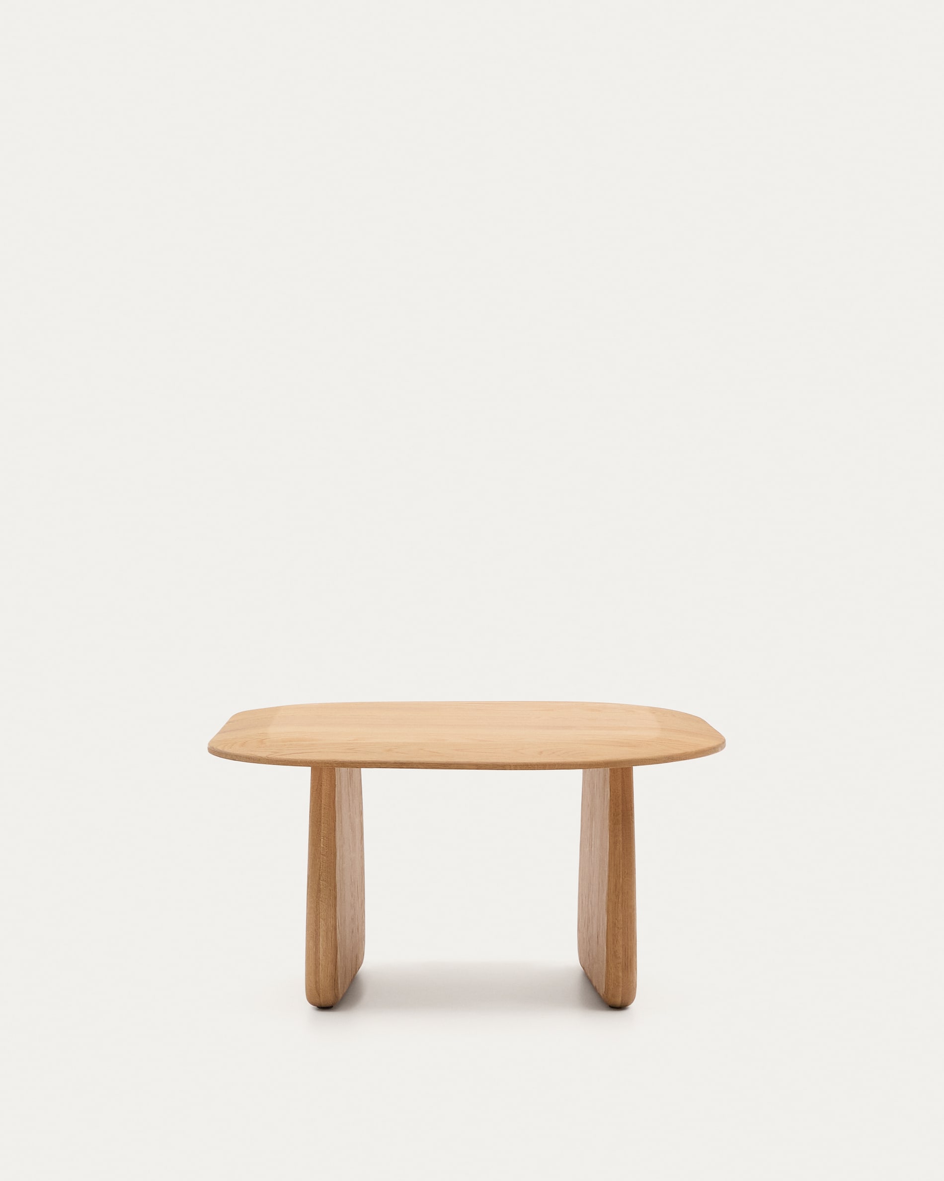 Pirita side table made from solid oak wood in a natural