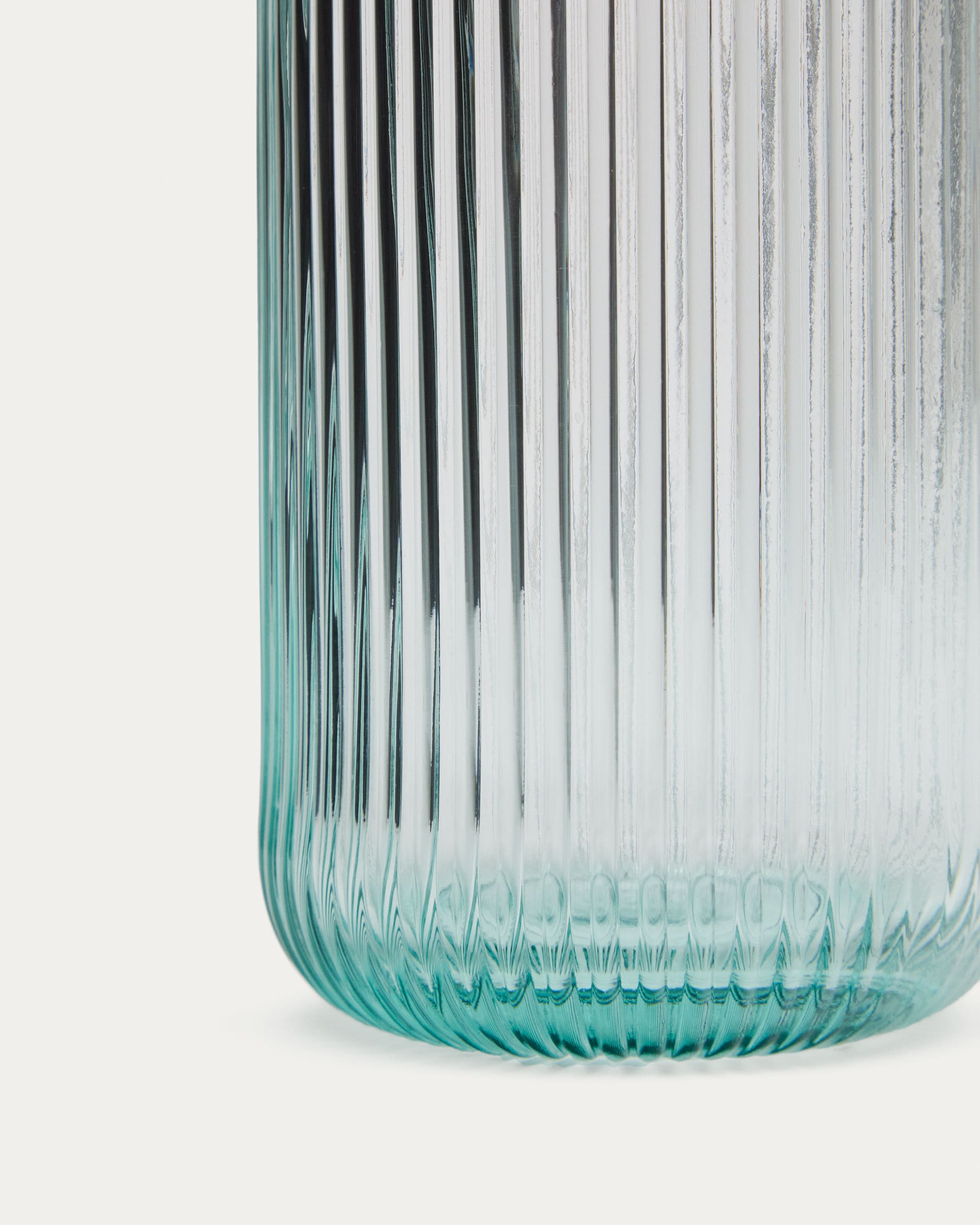 Milma transparent recycled glass jug
