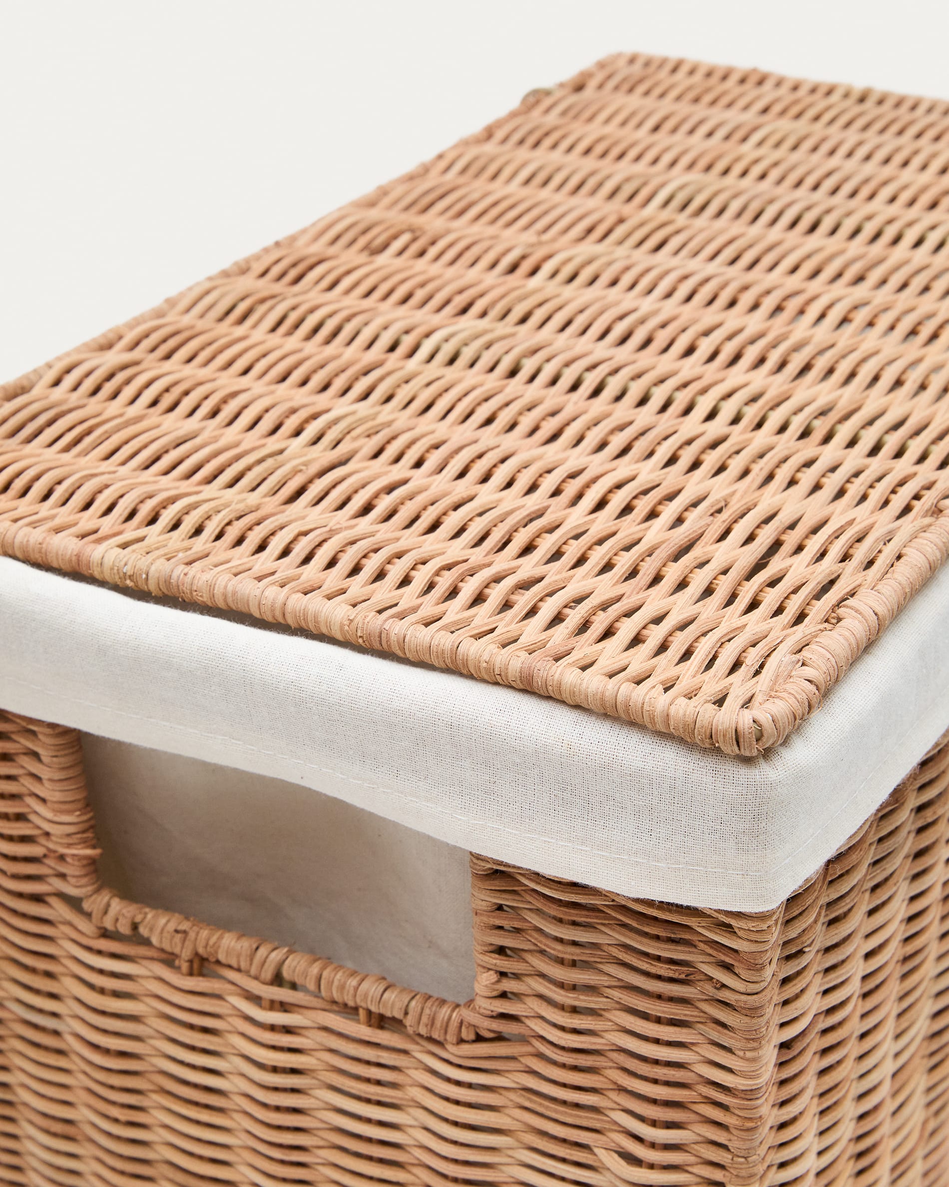 Indali set of 2 rattan baskets, 44 x 27 cm / 37 x 23 cm