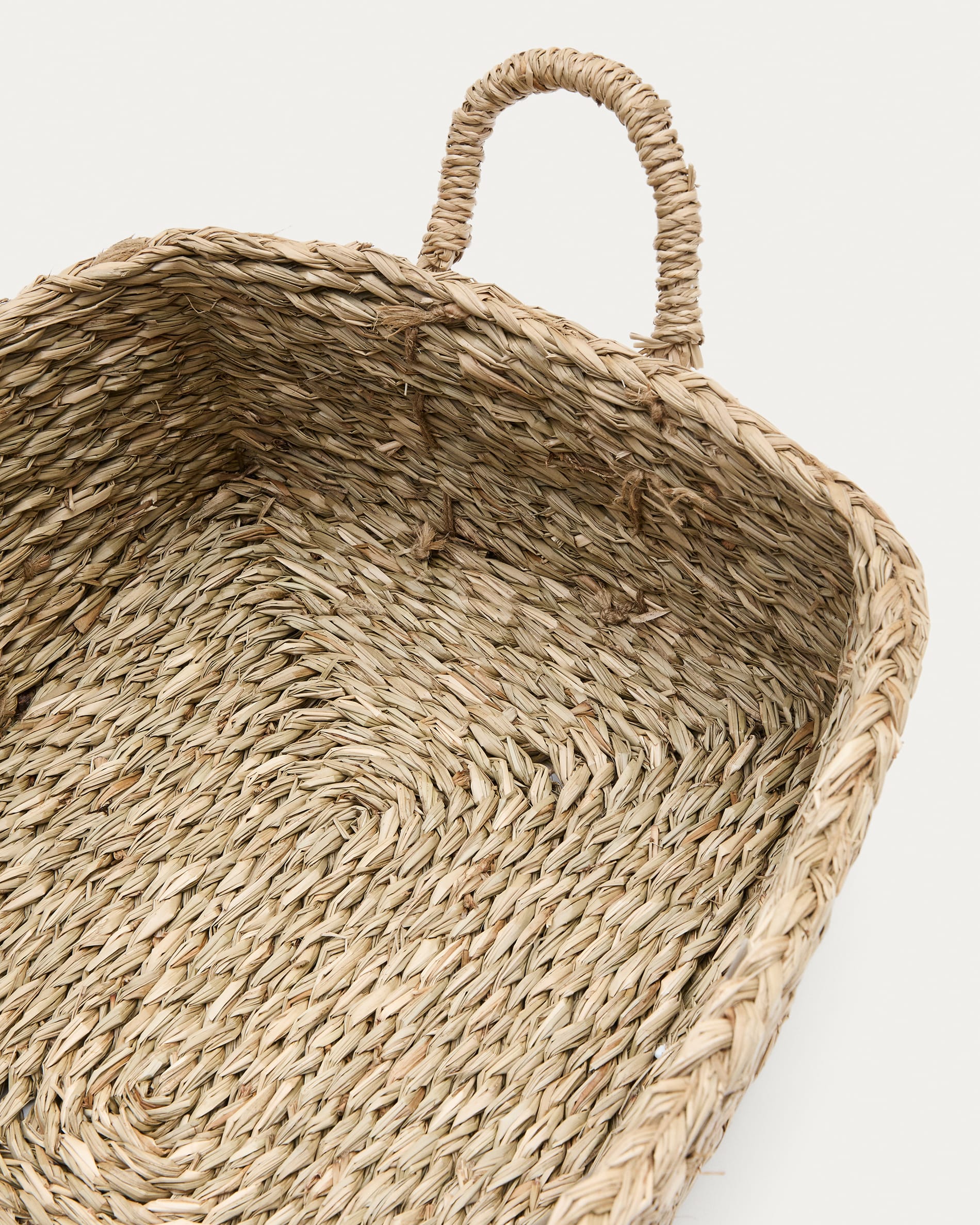 Milly set of 2 natural fibre baskets, 32 x 20 cm / 34 x 20 cm