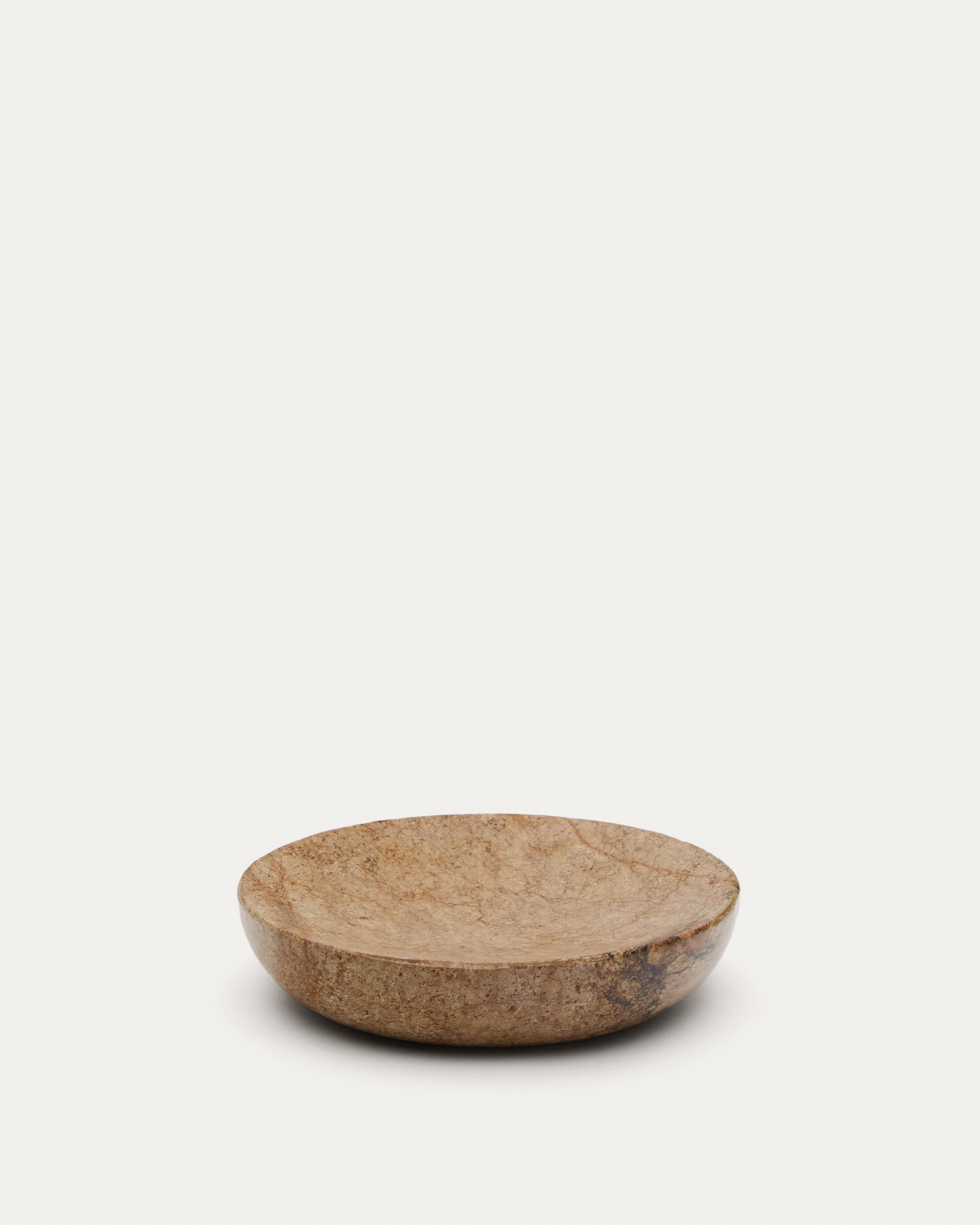 Portasapone In Ceramica A Doppio Strato Con Autodrainaggio, 6 Fori, Beige Macchiato, Per Bagno E Doccia