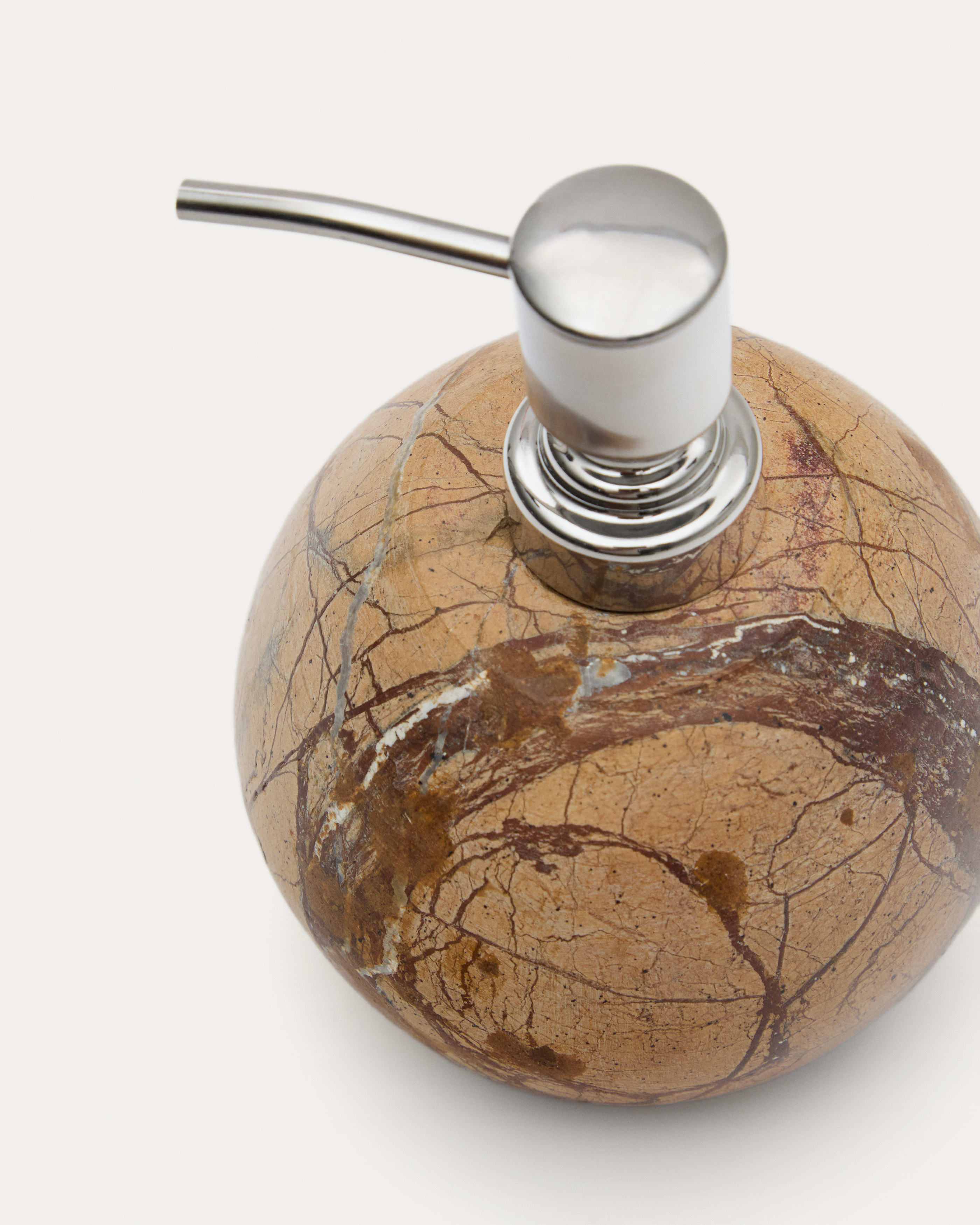 Spalsh beige marble soap dispenser