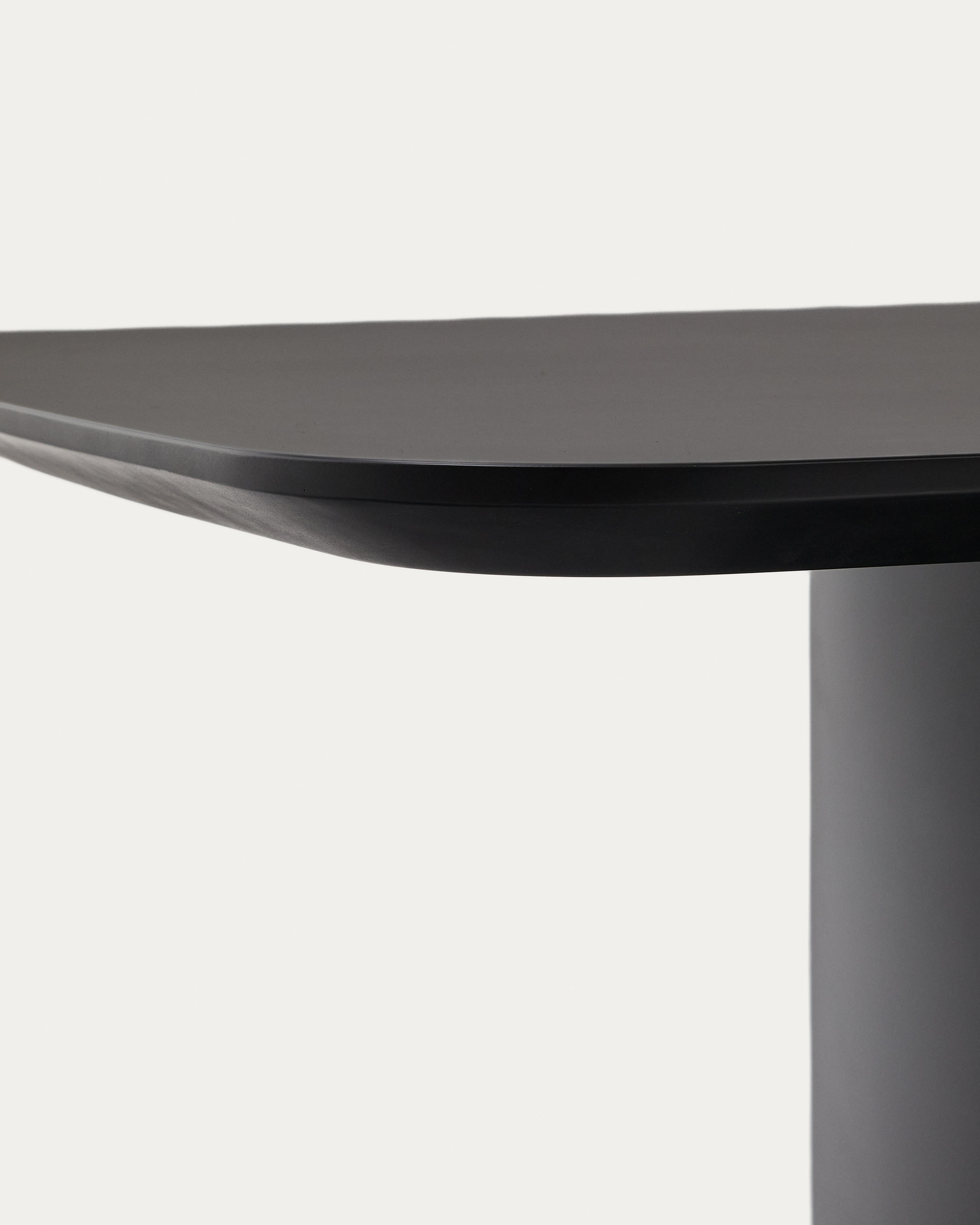Litto black, lacquered MDF table, 200 x 100 cm