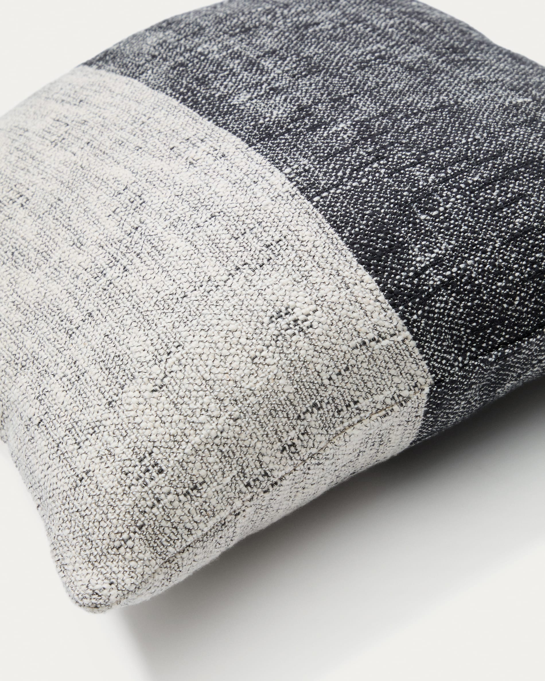 Dalel grey cotton cushion cover, 45 x 45 cm