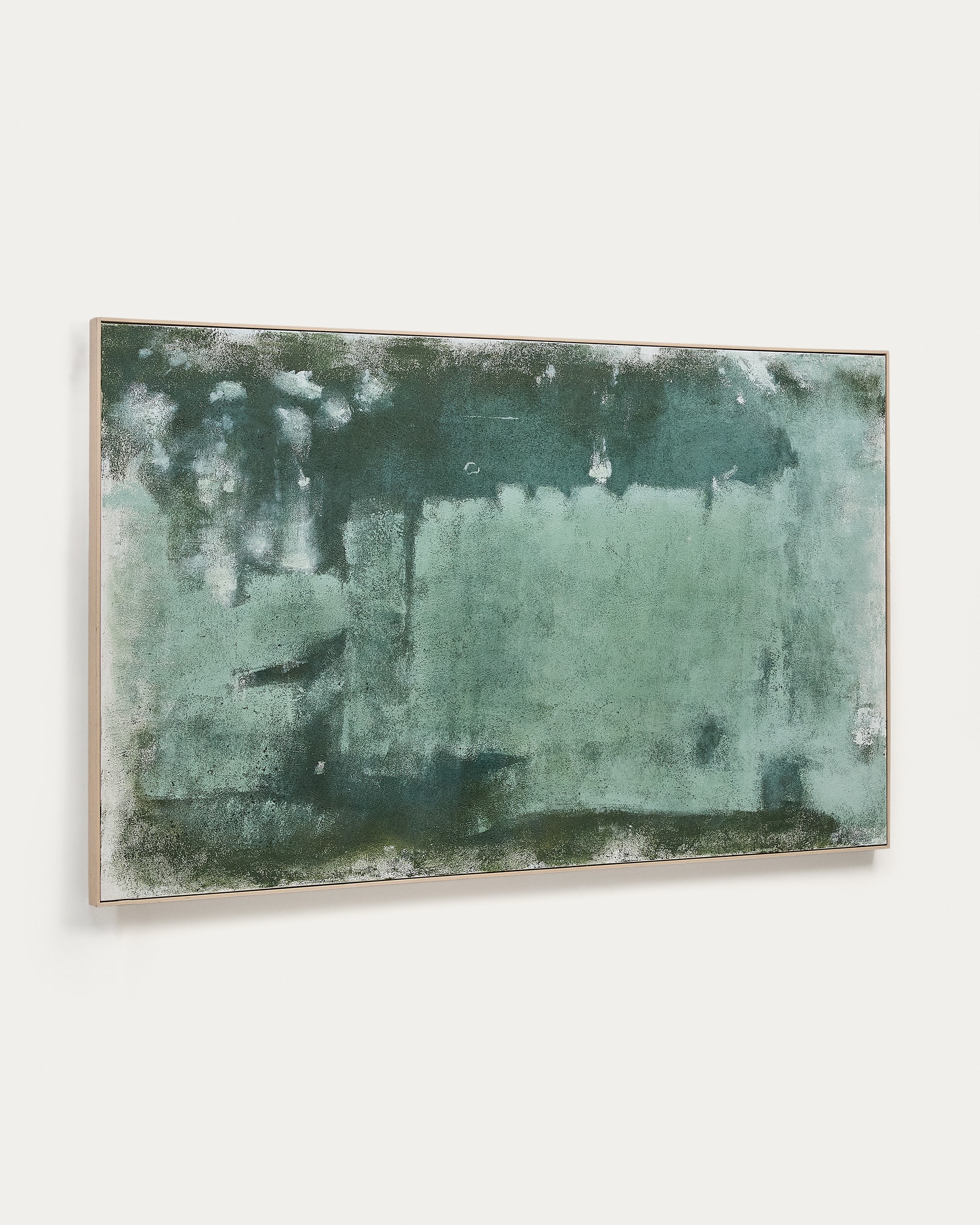 Selnar green abstract picture, 202 x 122 cm