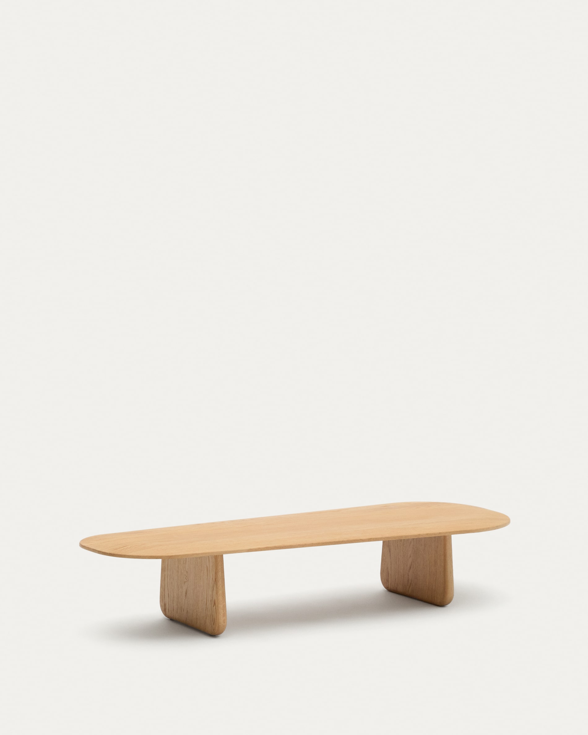 Pirita coffee table made from solid oak wood in a natural finish, 147 x 65 cm FSC 100%