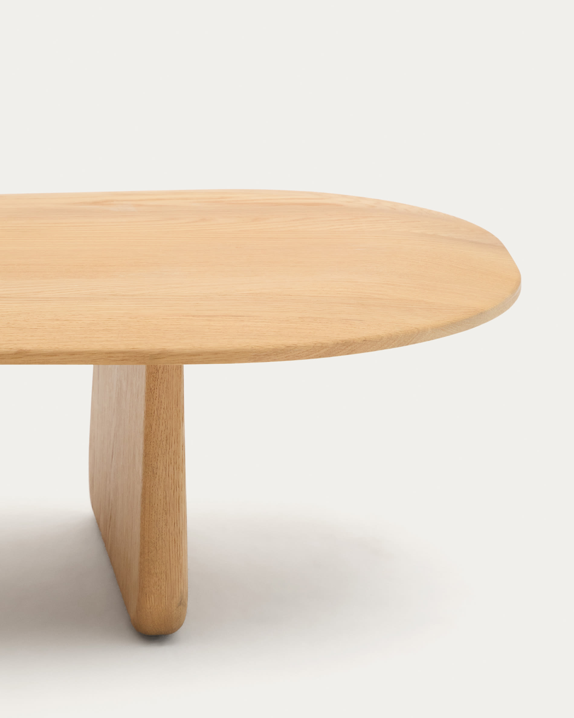Pirita coffee table made from solid oak wood in a natural finish, 147 x 65 cm FSC 100%