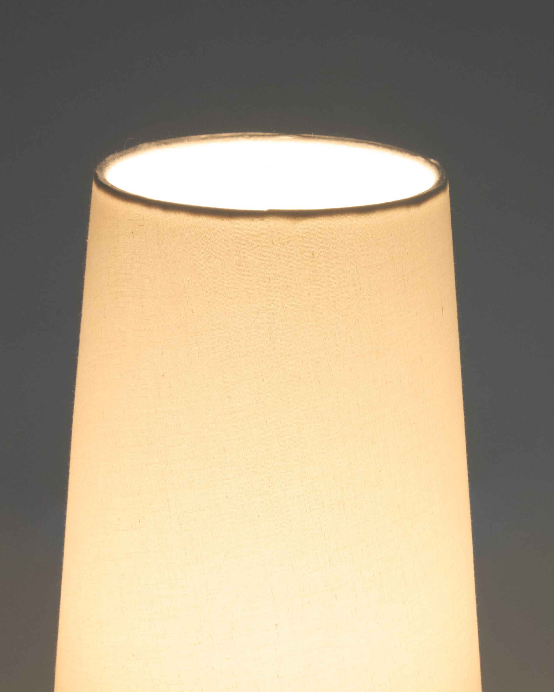 Amire table lamp made of wood in a dark finish