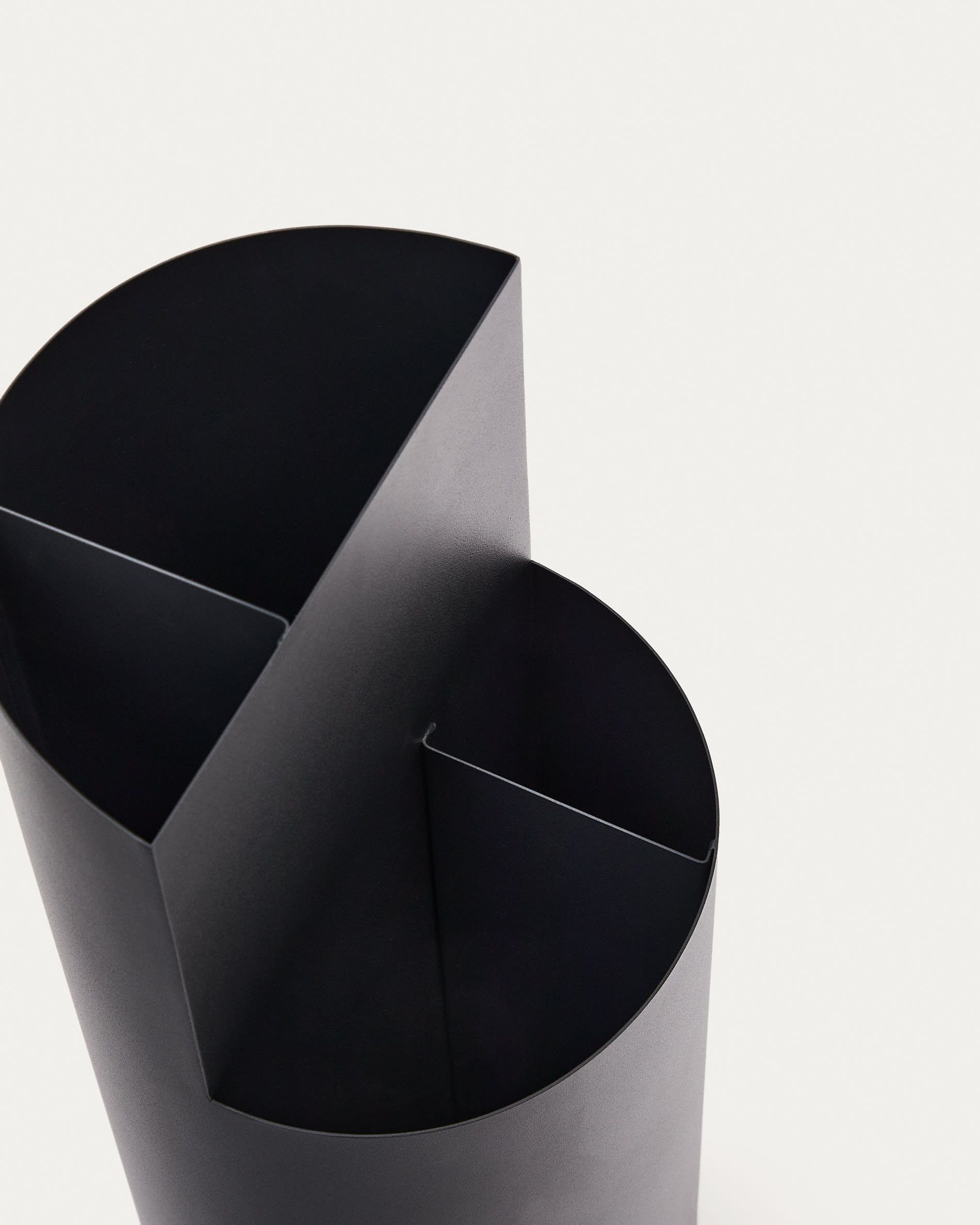 Atin grey metal small umbrella stand