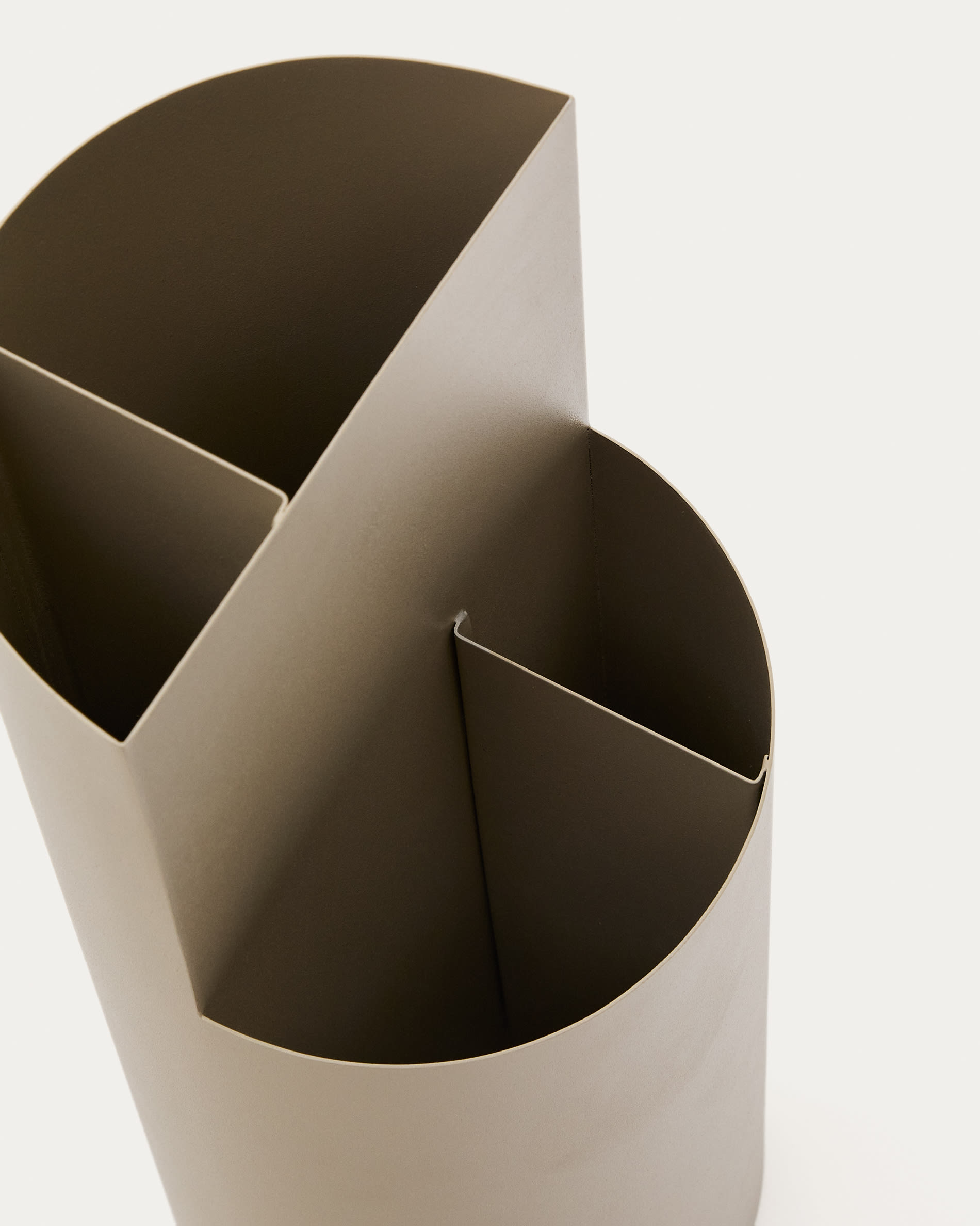 Atin beige metal small umbrella stand